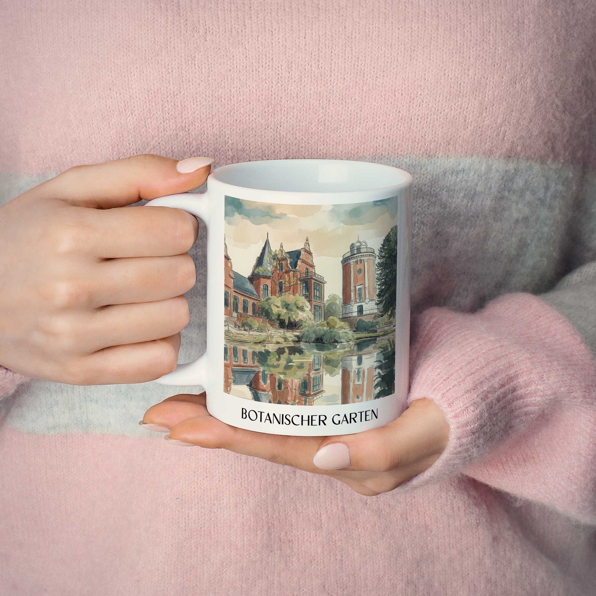 botanischer-garten-wuppertal-deutschland-kaffeebecher-aquarell