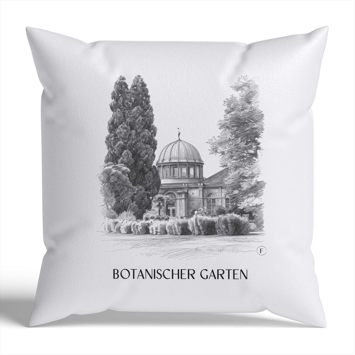 botanischer-garten-karlsruhe-deutschland-kissenbezug-bleistift-zeichnung-drawing