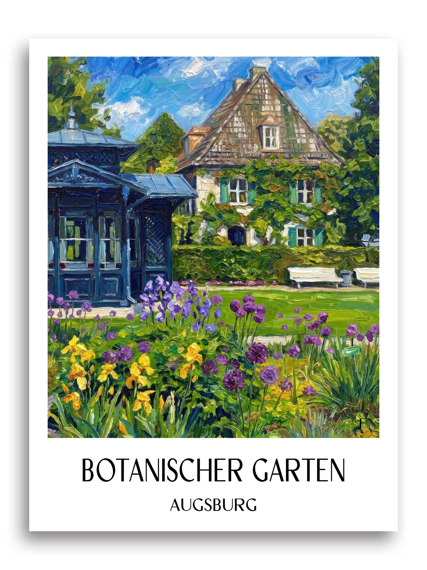 botanischer-garten-augsburg-deutschland-poster-oil-painting-oelgemaelde