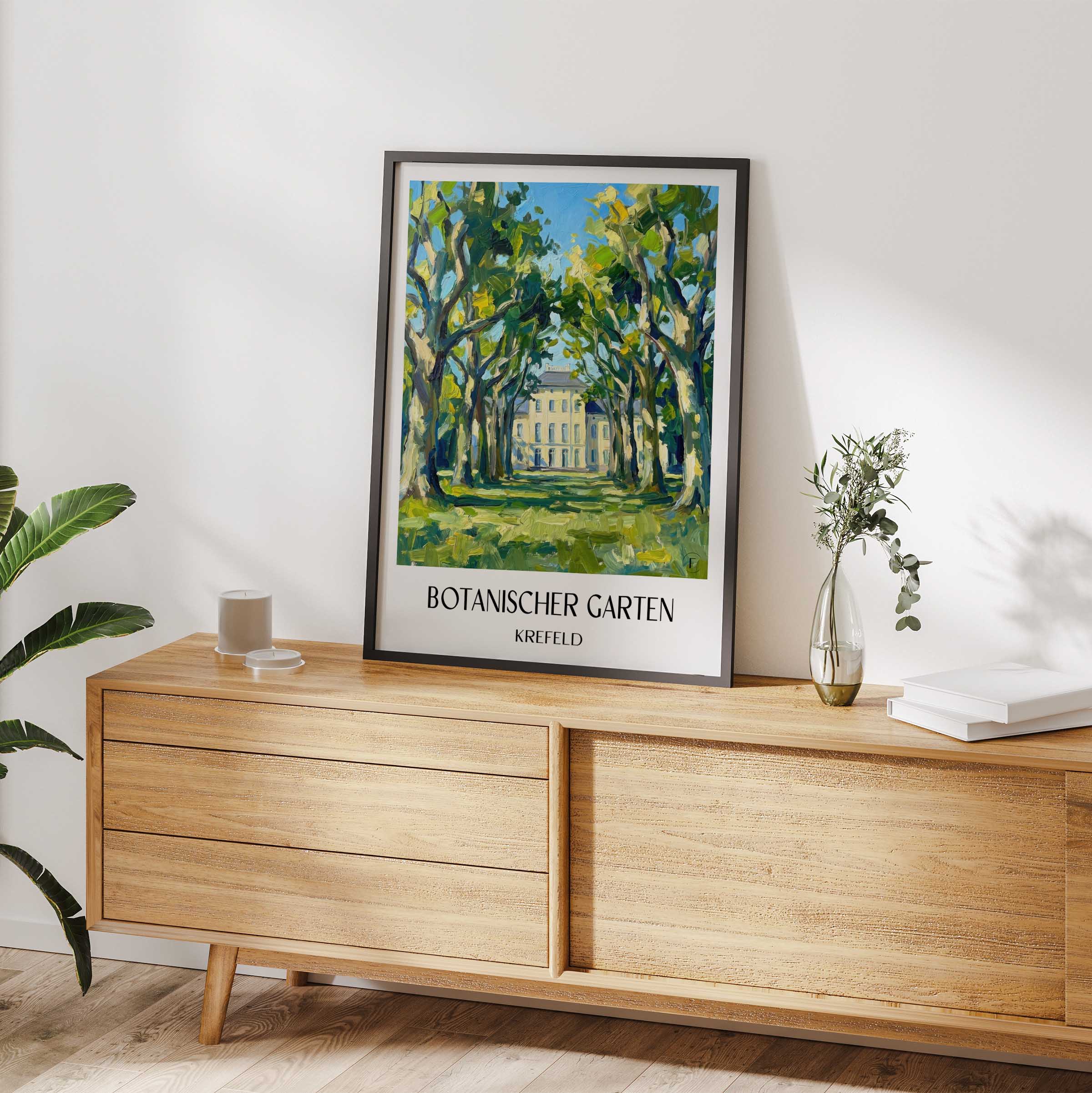 botanischer-garten-krefeld-deutschland-poster-oil-painting-oelgemaelde
