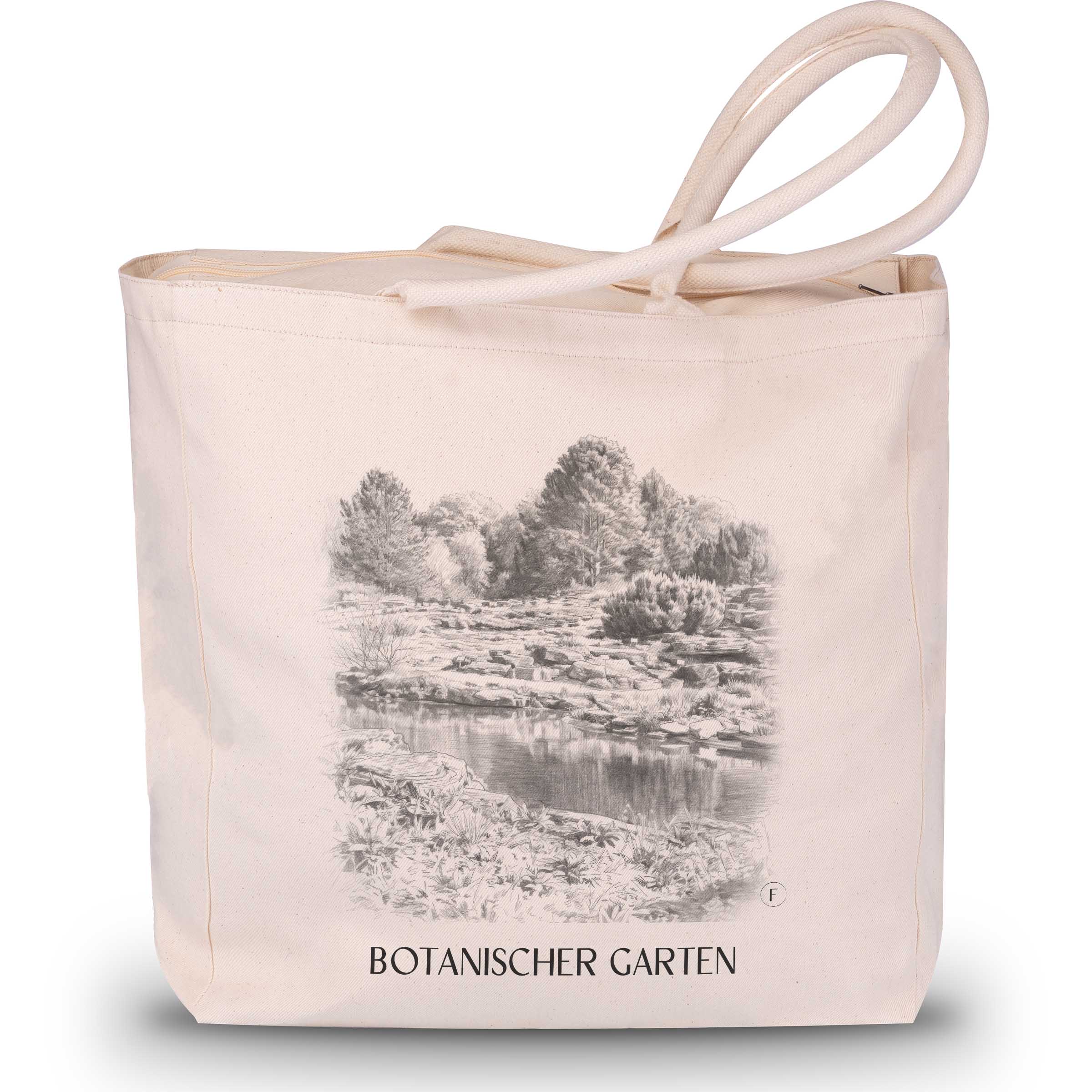botanischer-garten-osnabrück-deutschland-einkaufstasche-bleistift-zeichnung-drawing