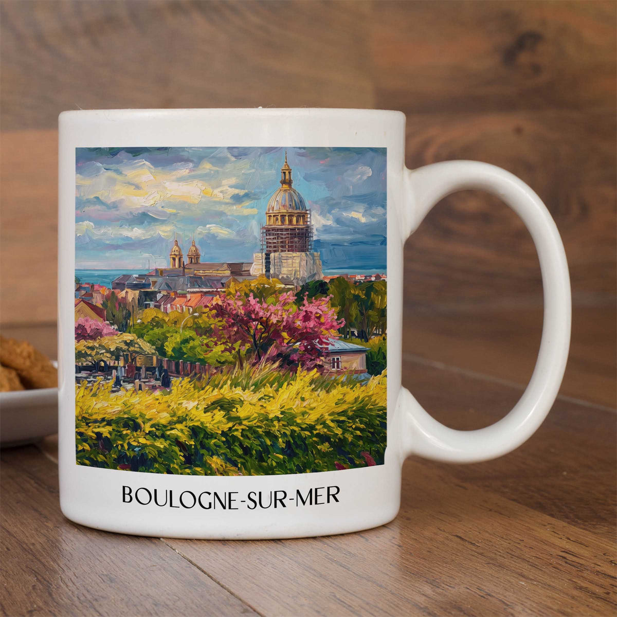 boulogne-sur-mer-côte-d'opale-frankreich-kaffeebecher-oil-painting-oelgemaelde