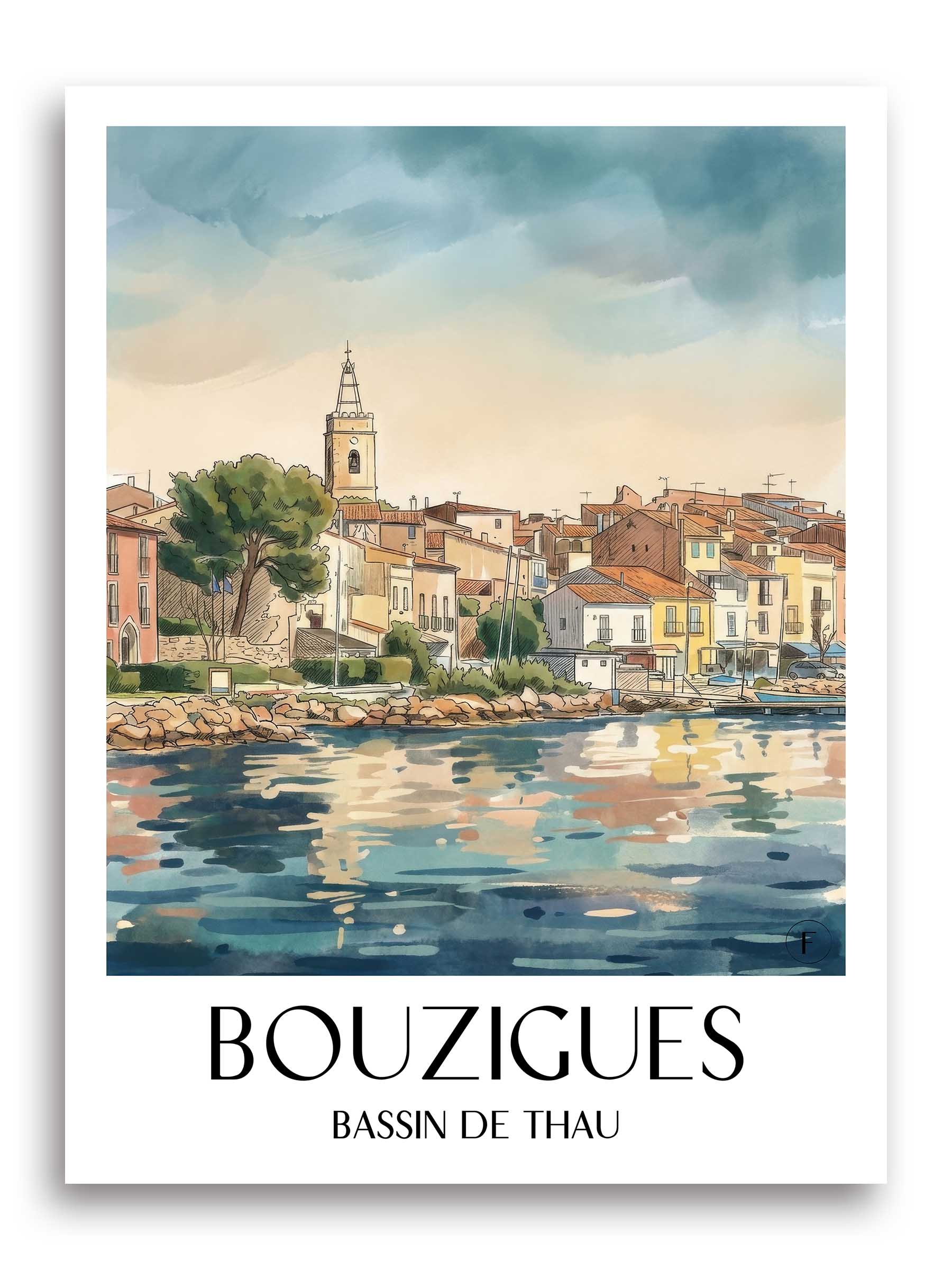bouzigues-bassin-de-thau-frankreich-poster-aquarell