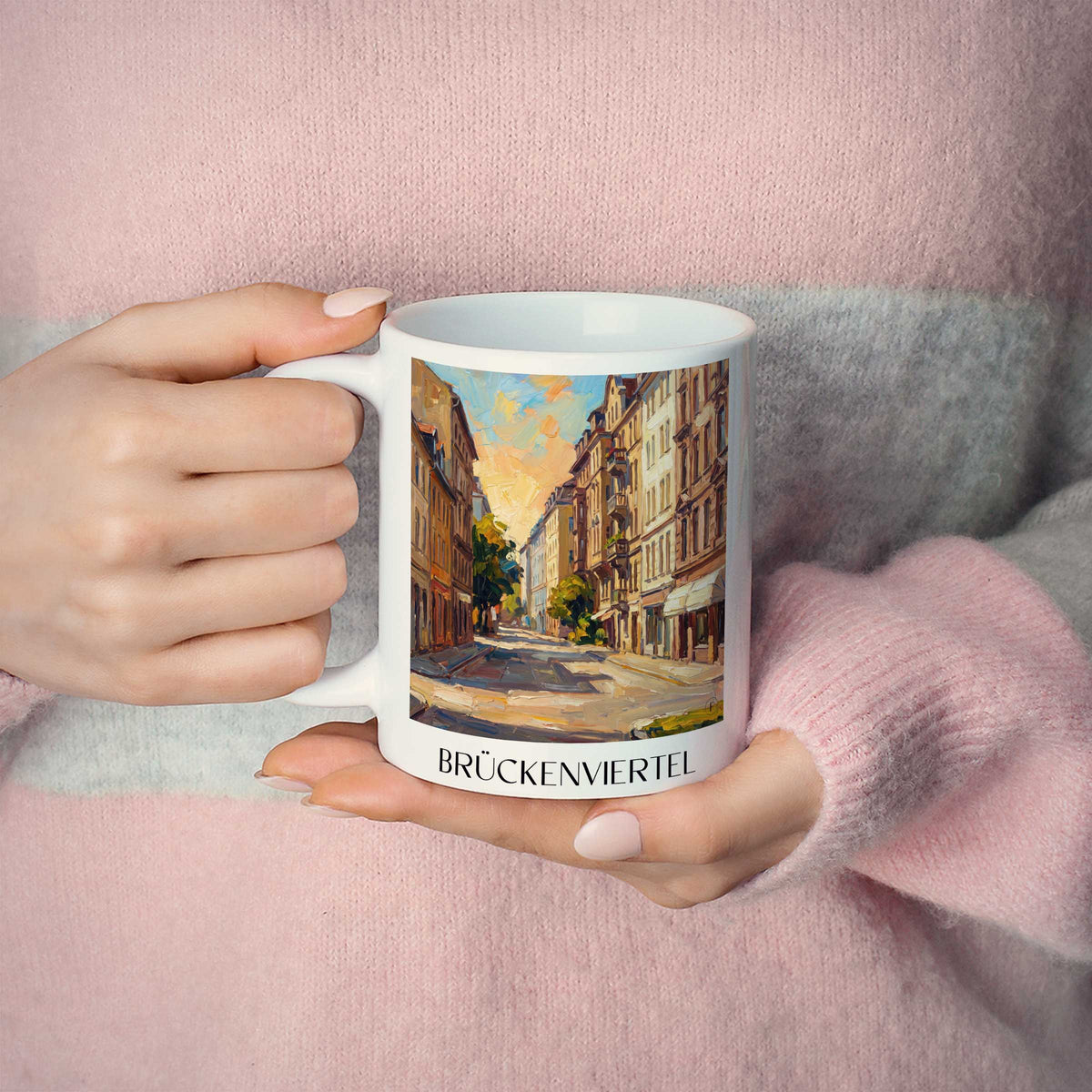 brückenviertel-frankfurt-deutschland-kaffeebecher-oil-painting-oelgemaelde