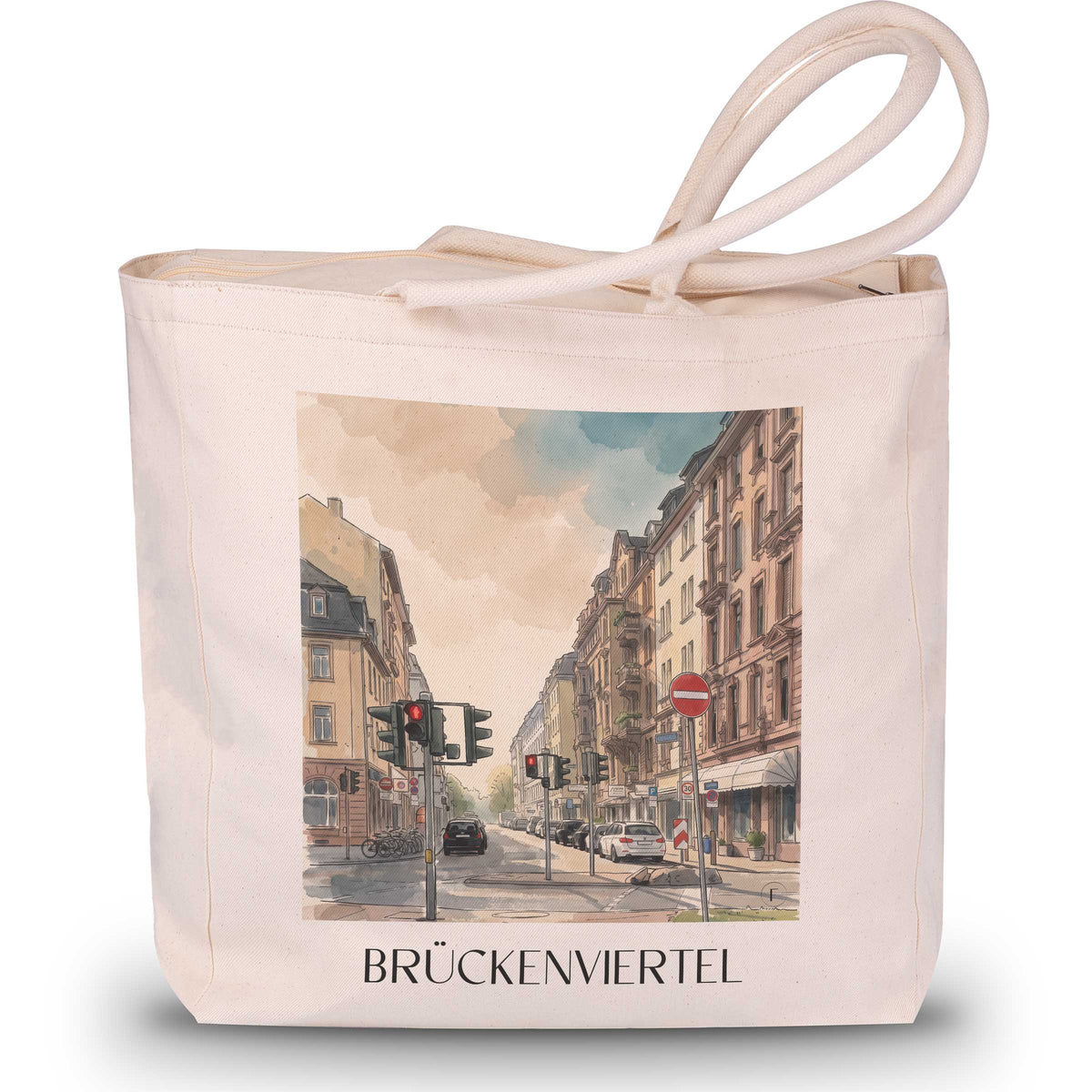brückenviertel-frankfurt-deutschland-einkaufstasche-aquarell