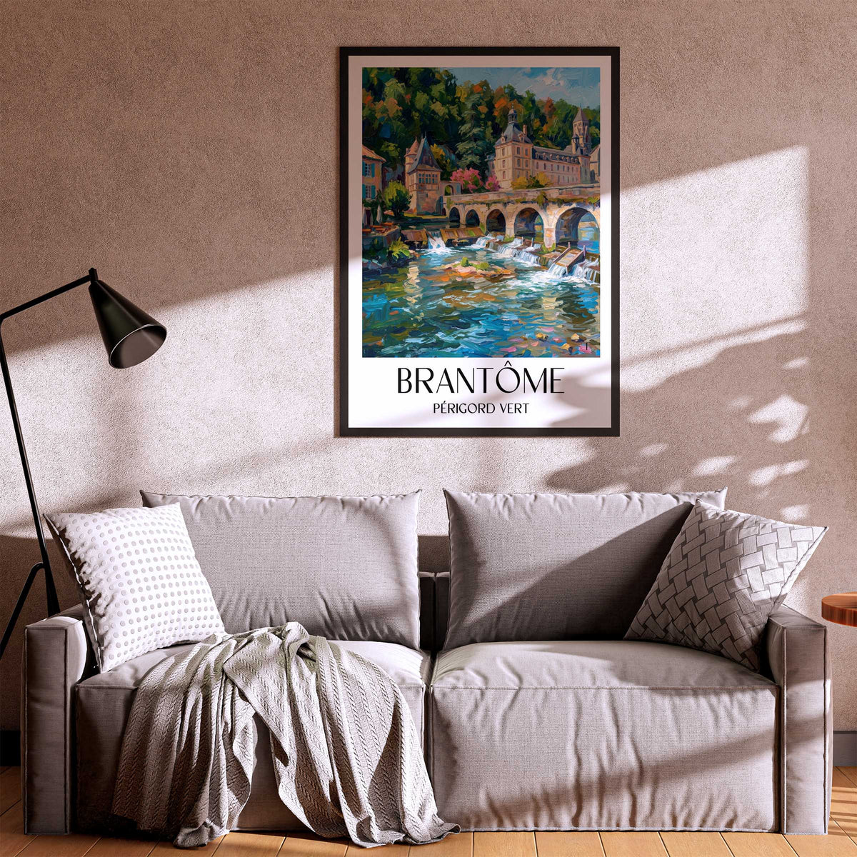 brantôme-périgord-vert-frankreich-poster-oil-painting-oelgemaelde