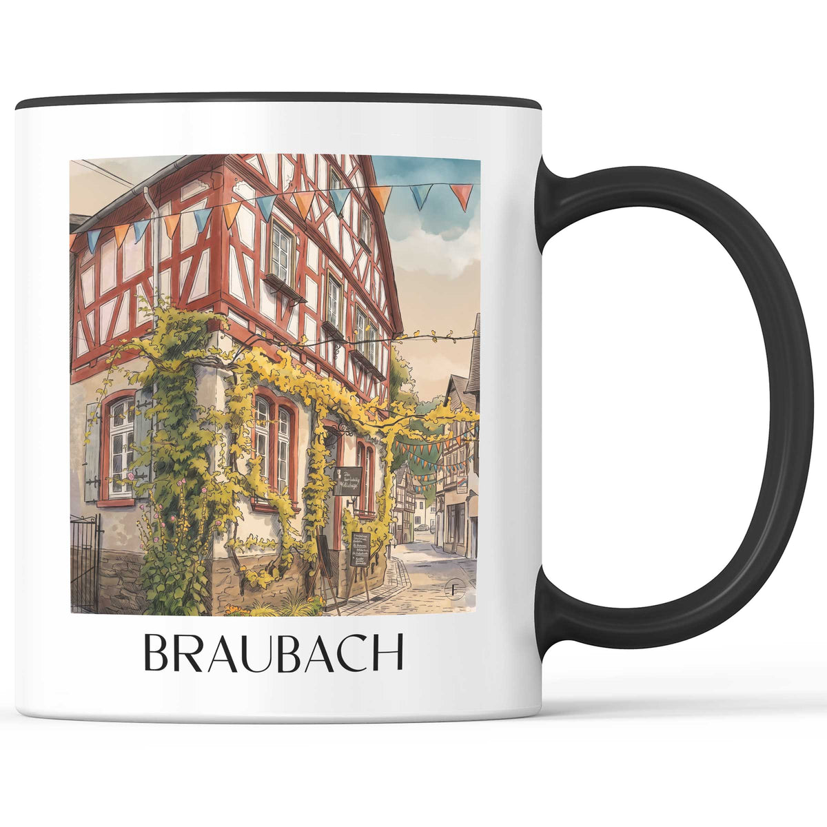 braubach-mittelrheintal-deutschland-kaffeebecher-aquarell