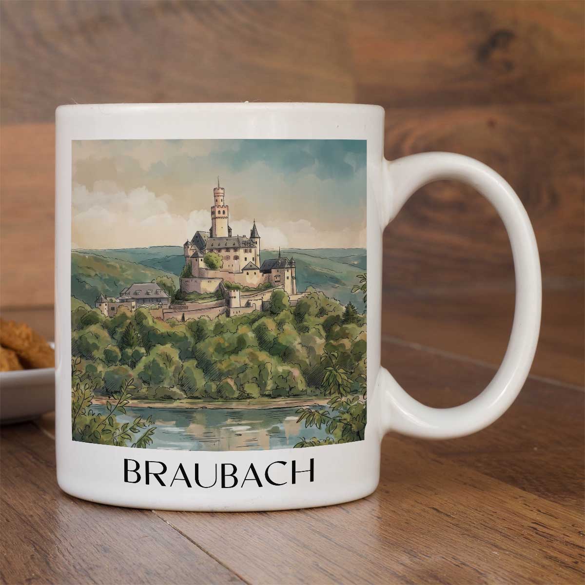 braubach-oberes-mittelrheintal-deutschland-kaffeebecher-aquarell