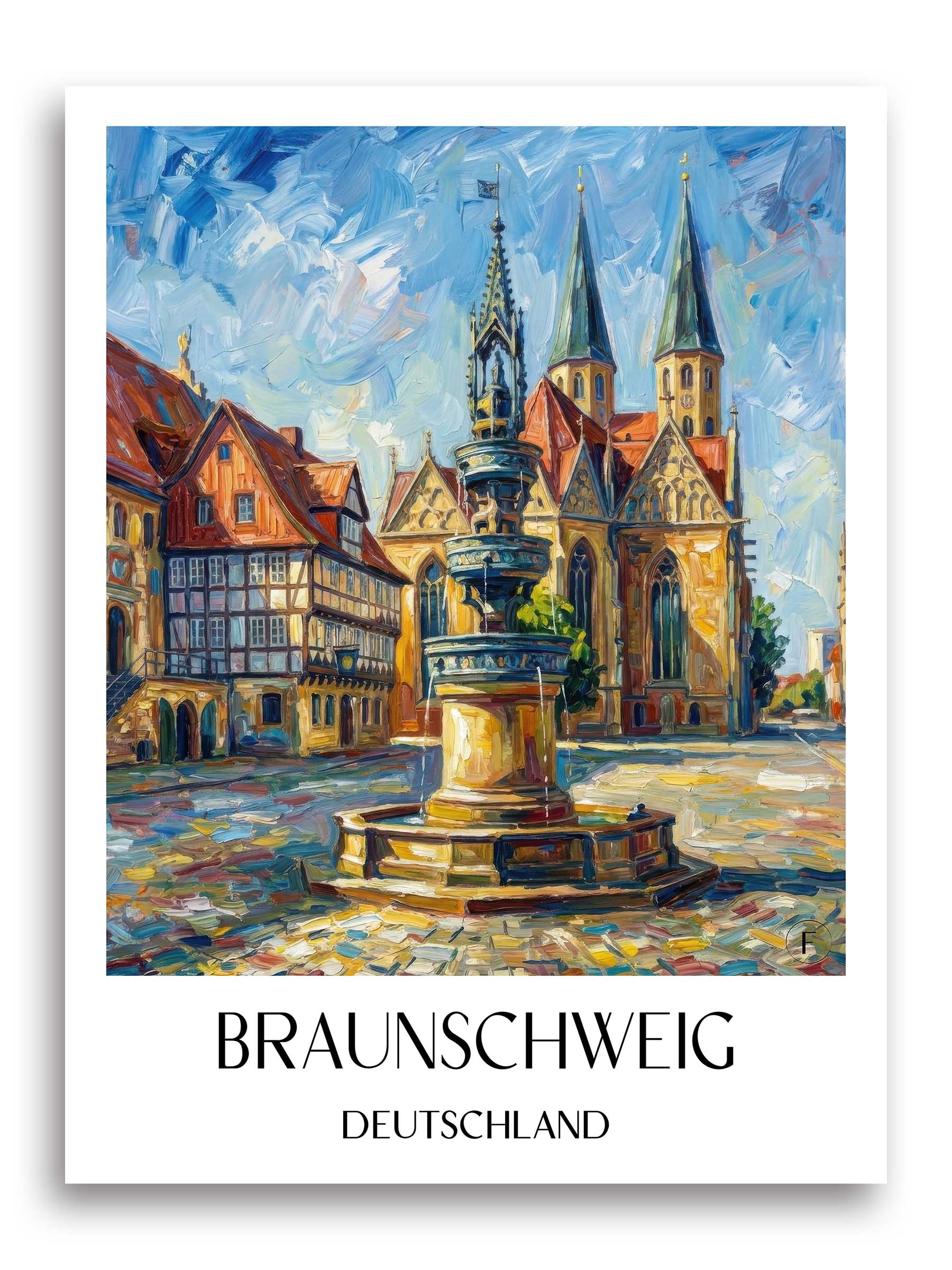 braunschweig-deutschland-poster-oil-painting-oelgemaelde