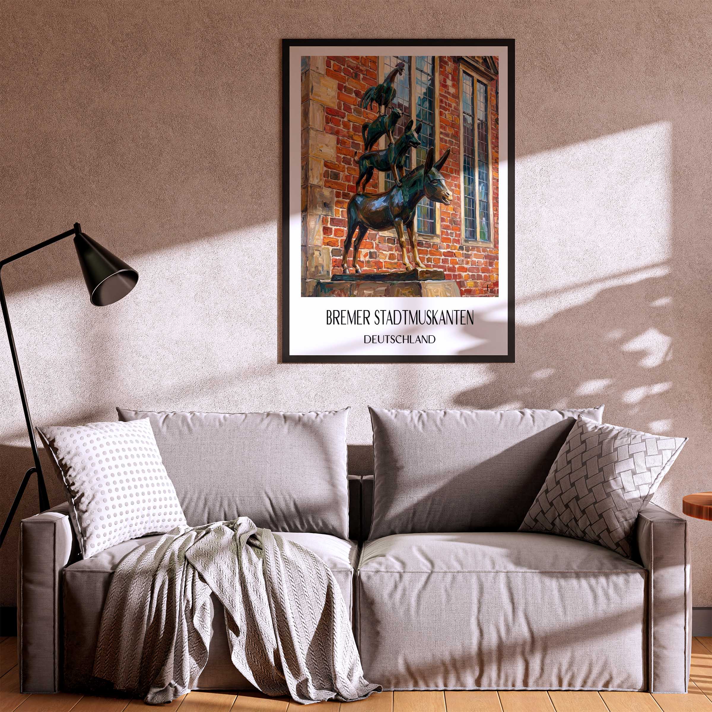 bremer-stadtmuskanten-deutschland-poster-oil-painting-oelgemaelde