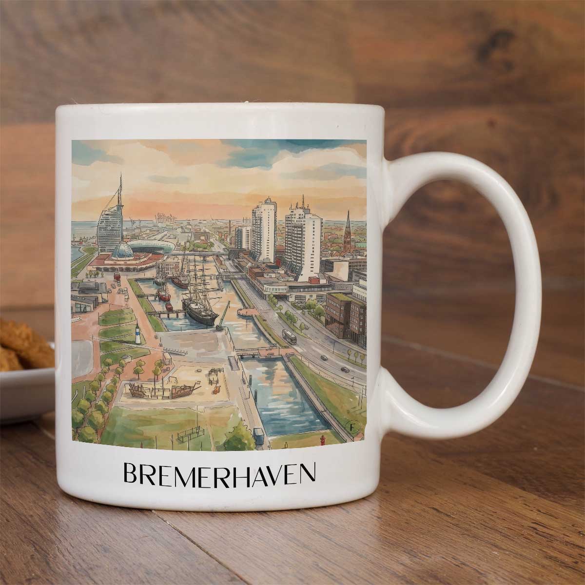 bremerhaven-deutschland-kaffeebecher-aquarell