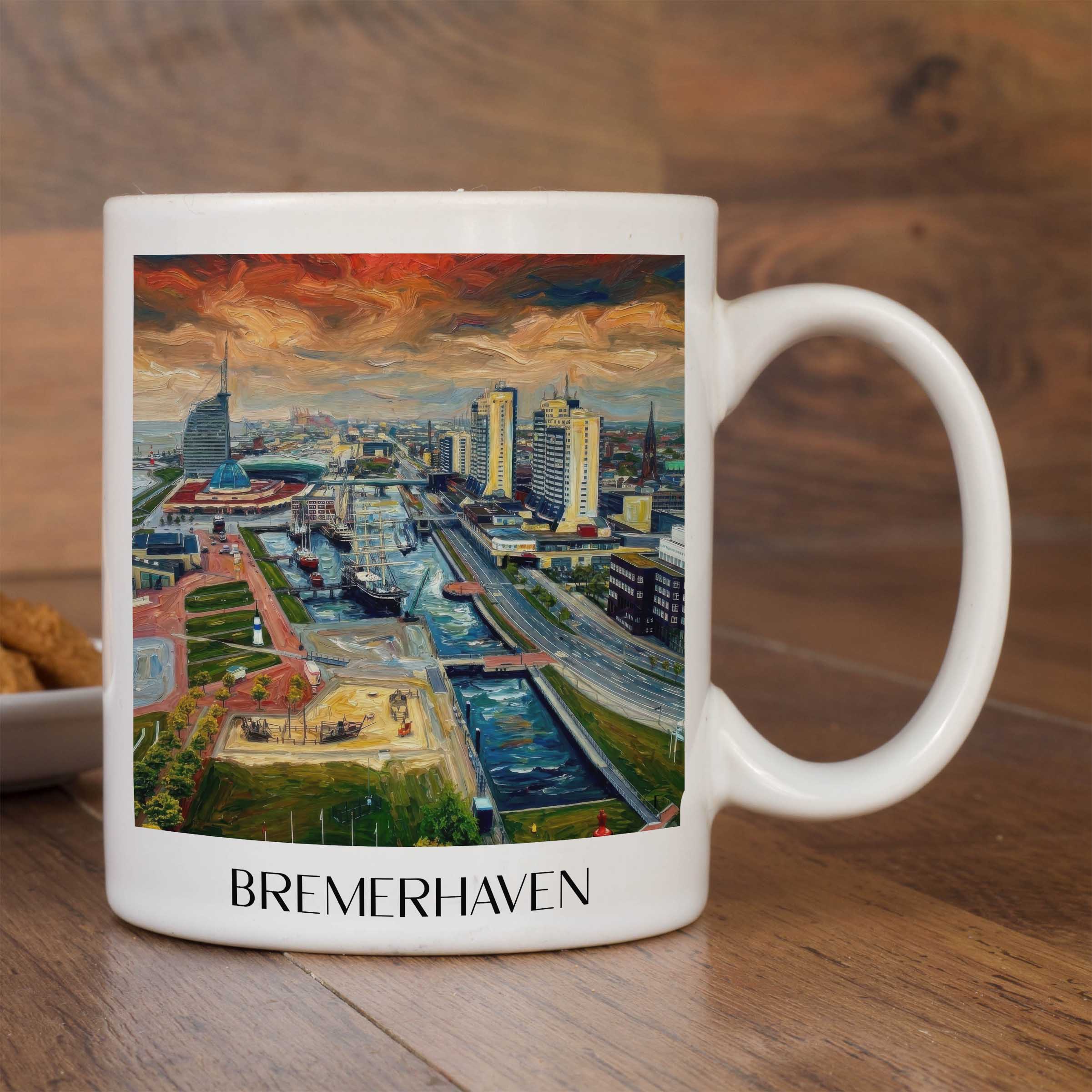 bremerhaven-deutschland-kaffeebecher-oil-painting-oelgemaelde