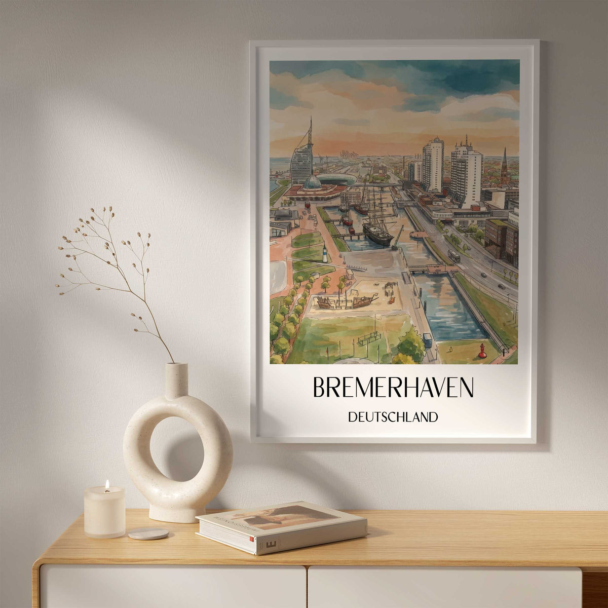 bremerhaven-deutschland-poster-aquarell