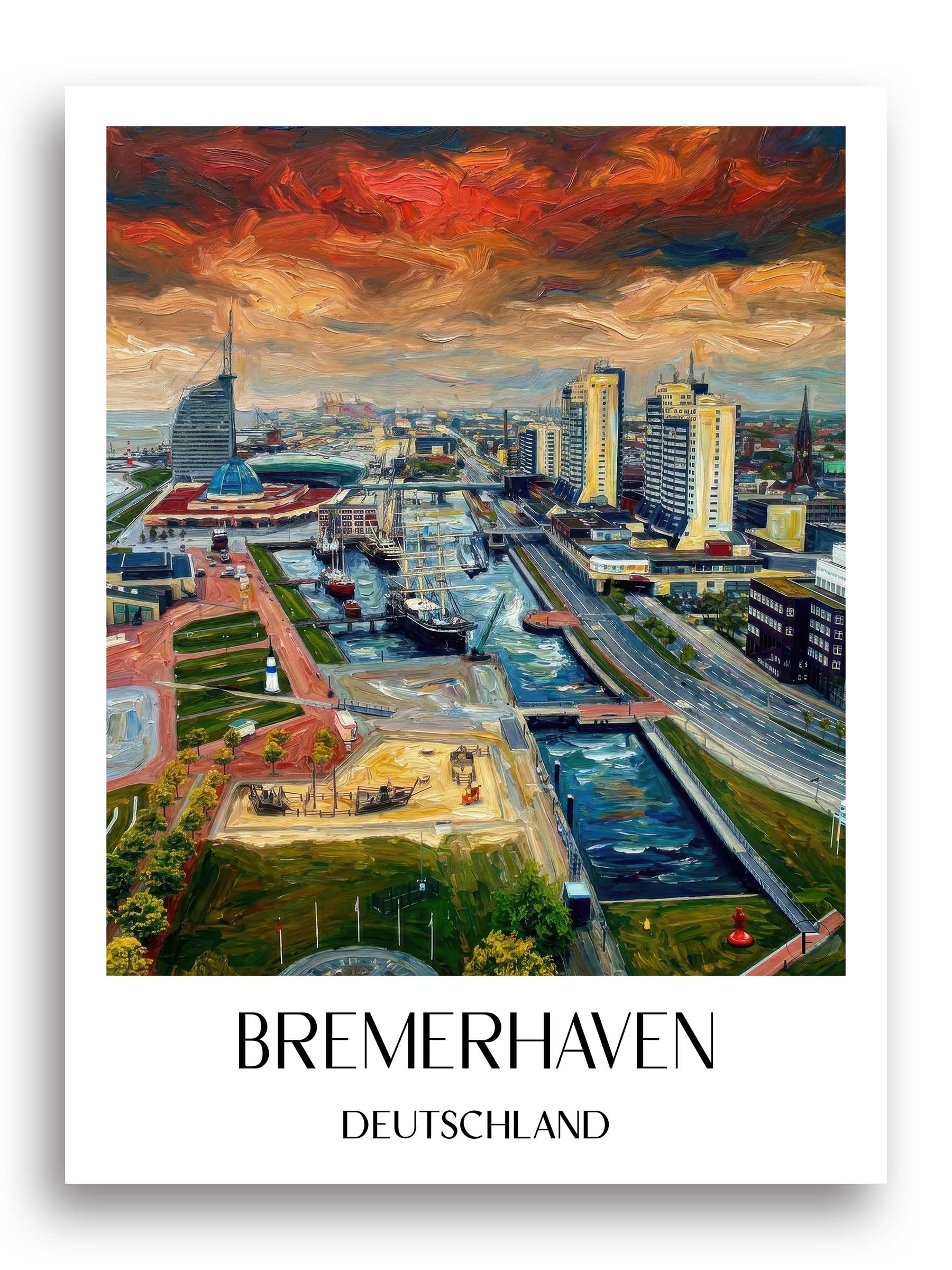 bremerhaven-deutschland-poster-oil-painting-oelgemaelde