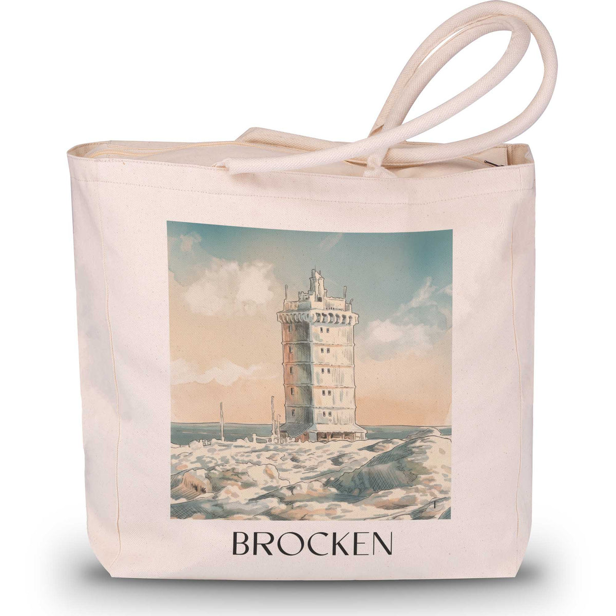 brocken--wernigerode-deutschland-einkaufstasche-aquarell