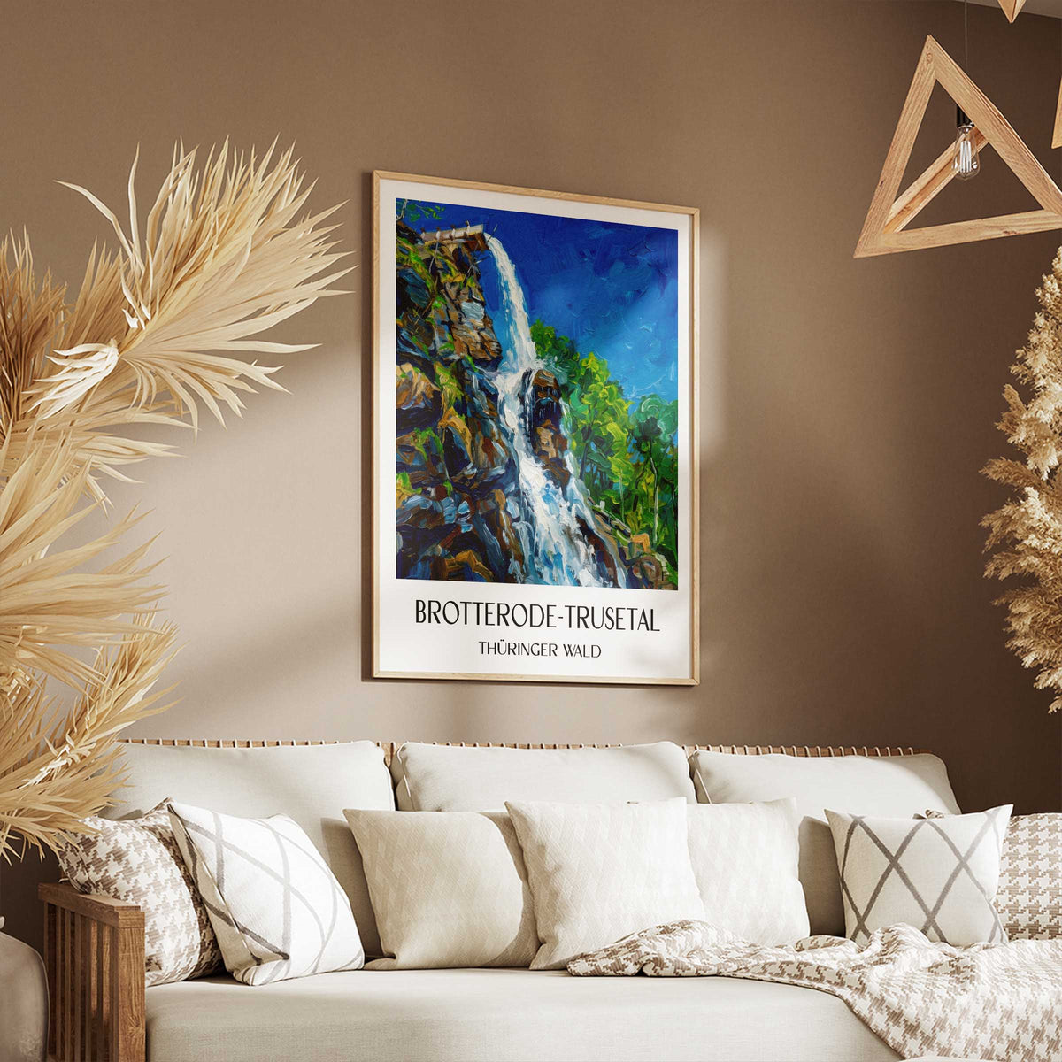 brotterode-trusetal-thüringer-wald-deutschland-poster-oil-painting-oelgemaelde