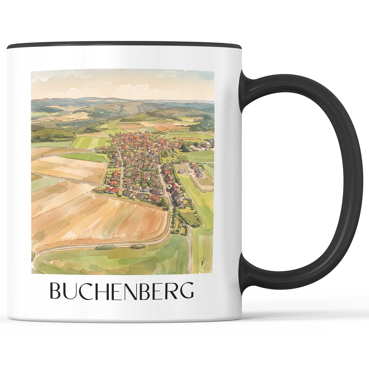buchenberg-vöhl-deutschland-kaffeebecher-aquarell