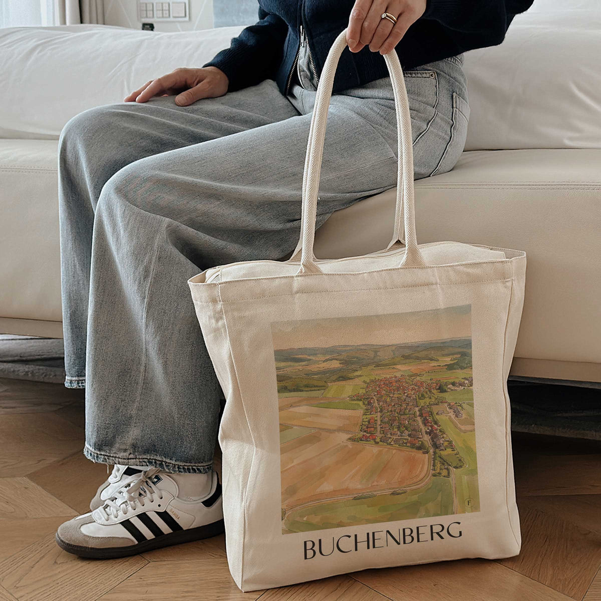 buchenberg-vöhl-deutschland-einkaufstasche-aquarell