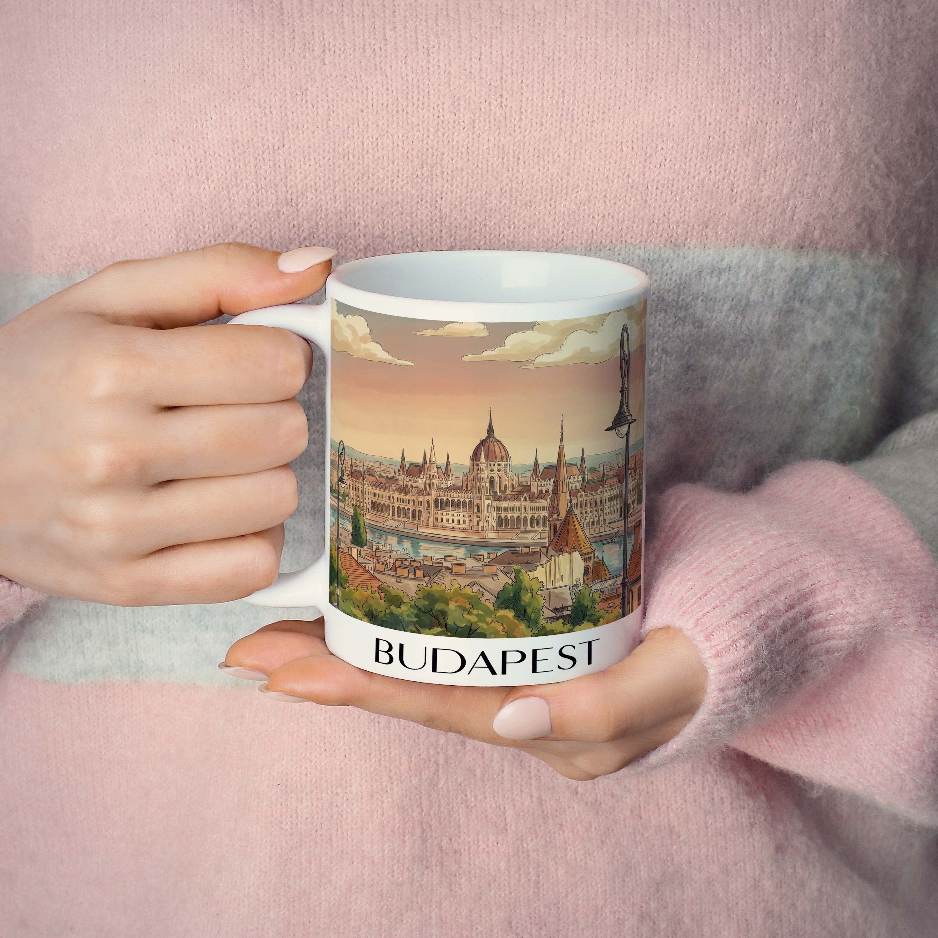 budapest-ungarn-kaffeebecher-aquarell