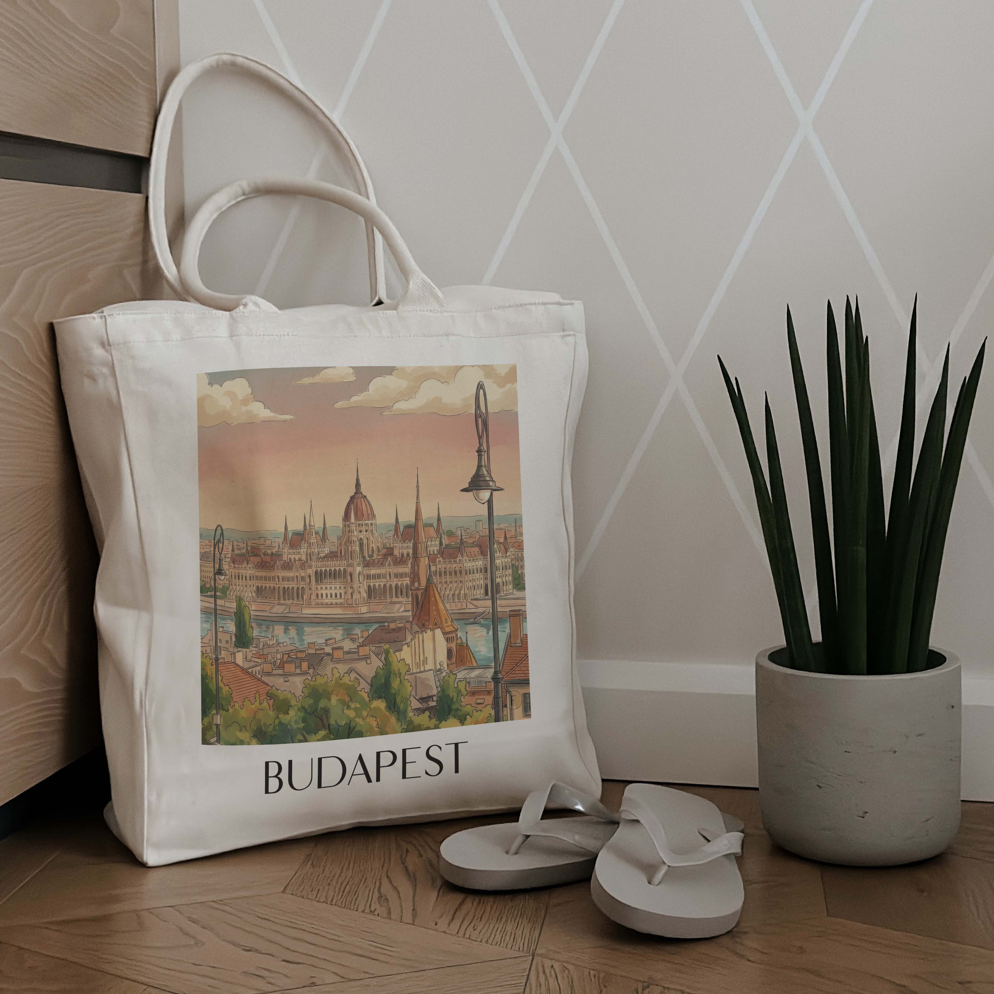 budapest-ungarn-einkaufstasche-aquarell