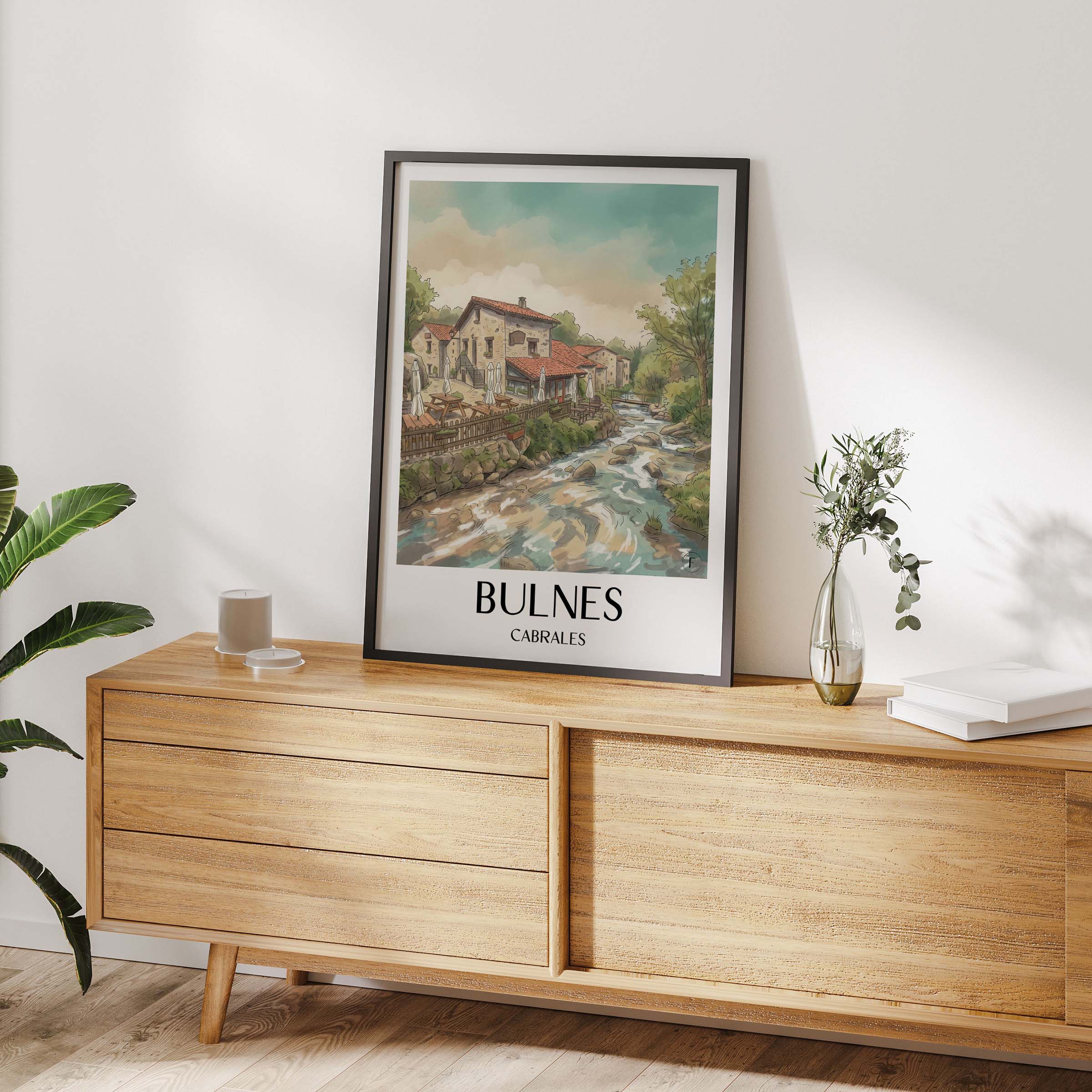 bulnes-cabrales-spanien-poster-aquarell