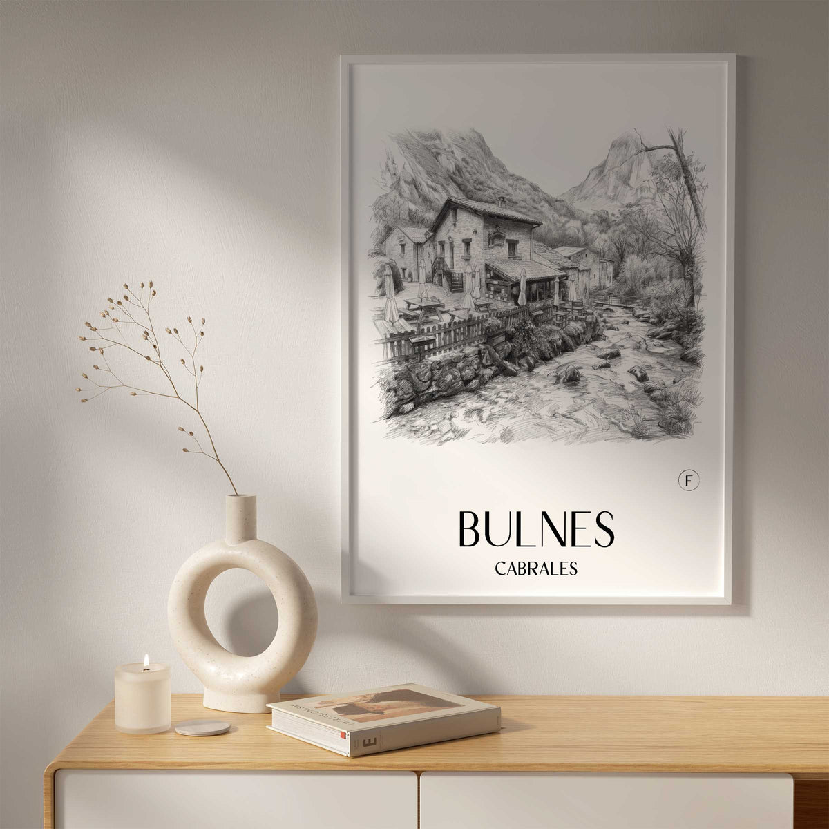 bulnes-cabrales-spanien-poster-bleistift-zeichnung-drawing