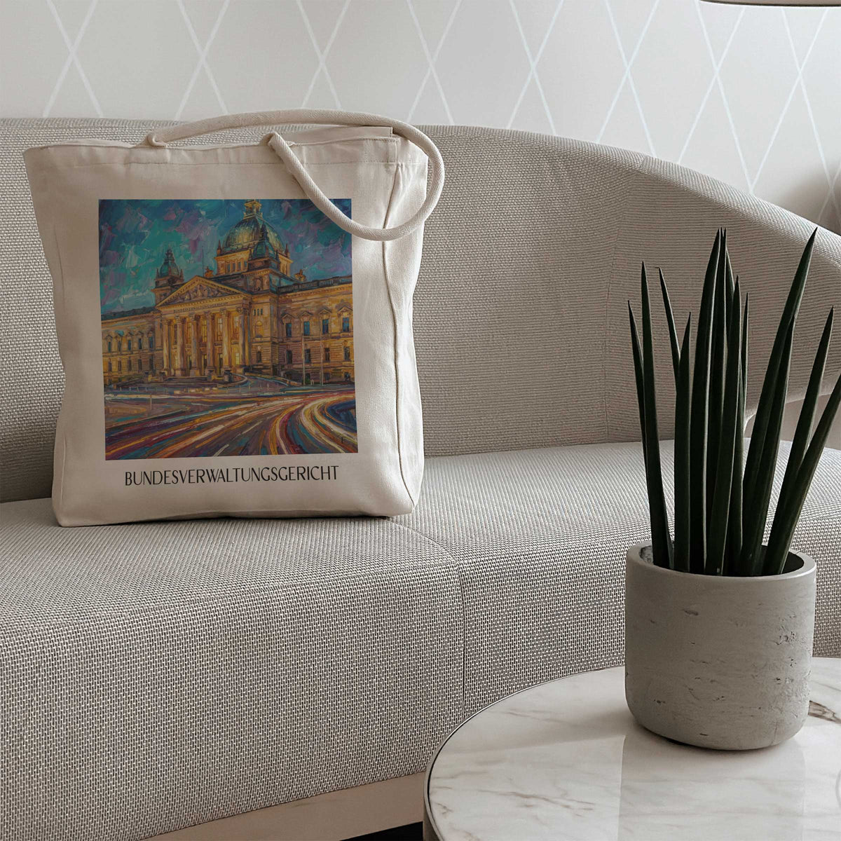 bundesverwaltungsgericht-leipzig-deutschland-einkaufstasche-oil-painting-oelgemaelde