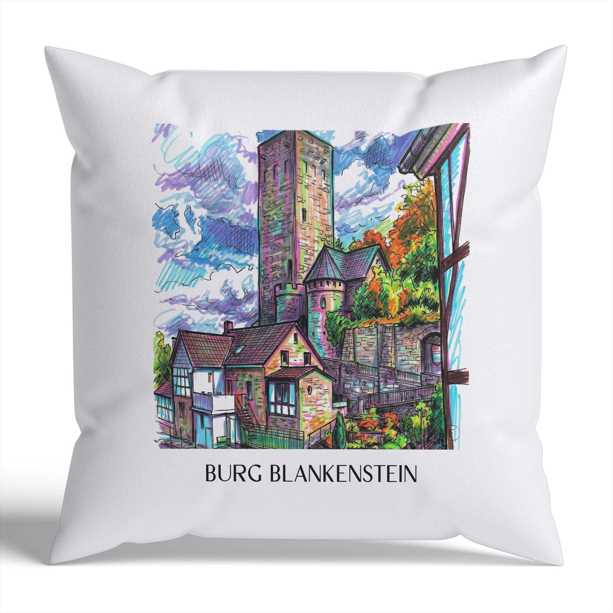 burg-blankenstein-hattingen-deutschland-kissenbezug-graffiti