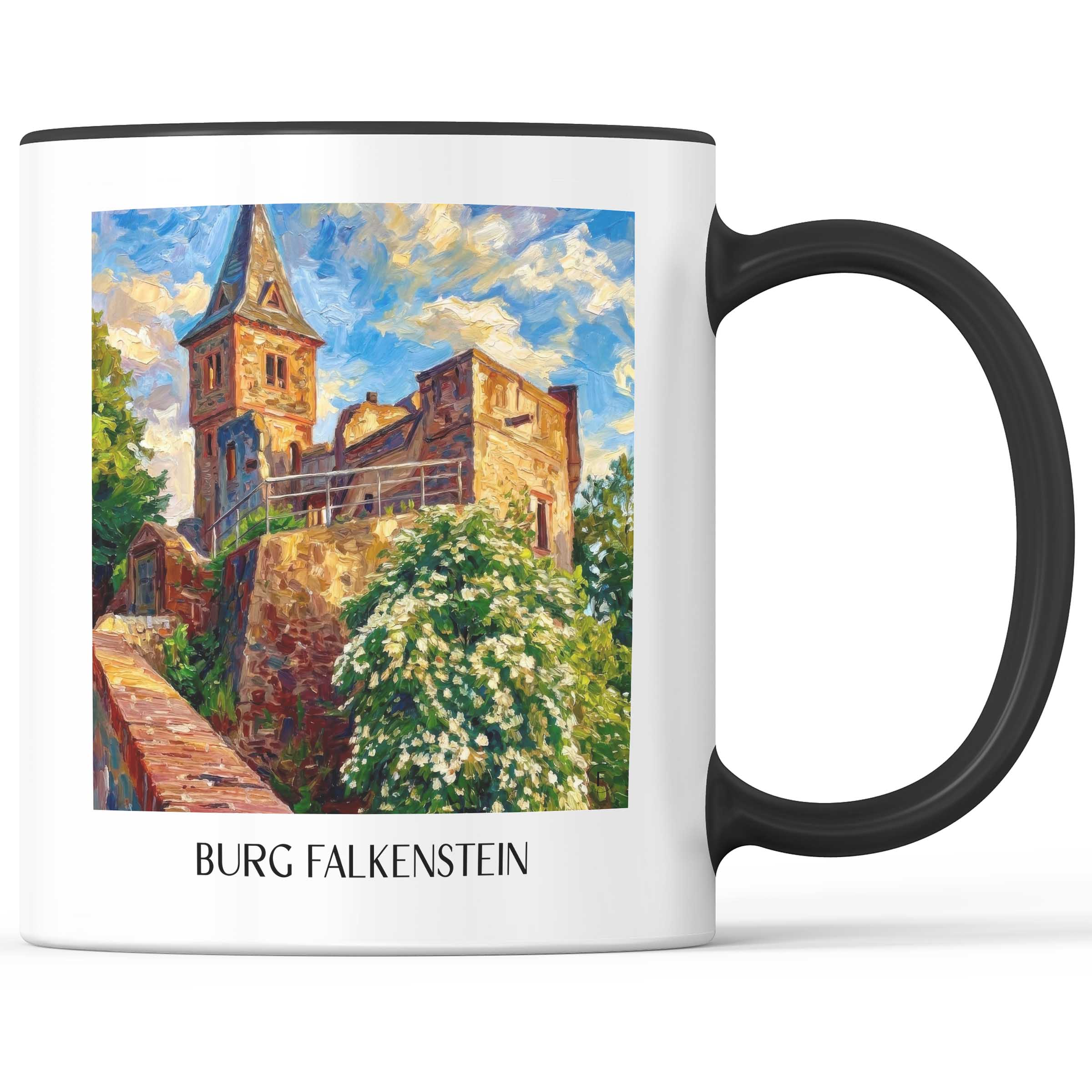 burg-falkenstein-mühltal-deutschland-kaffeebecher-oil-painting-oelgemaelde