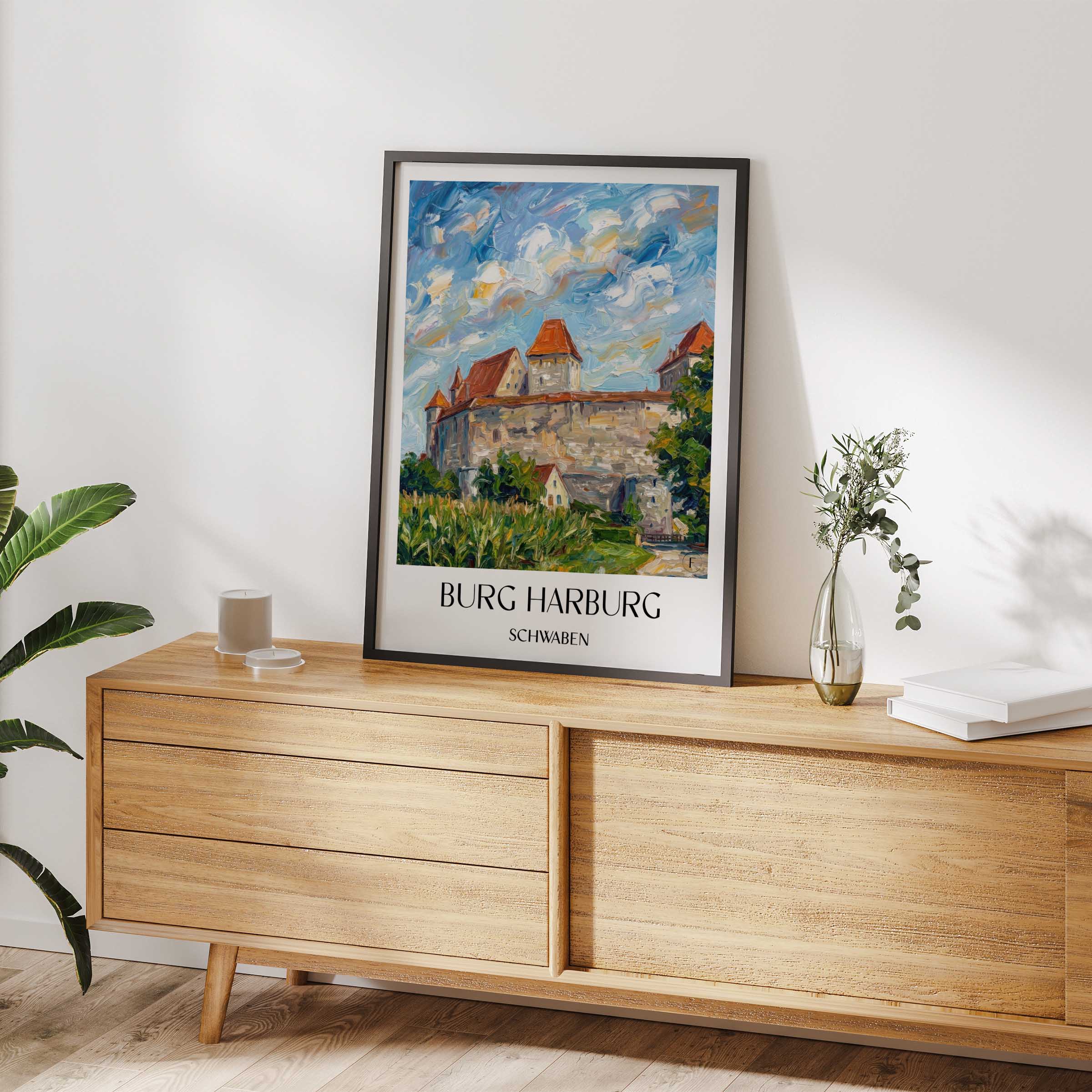 burg-harburg-schwaben-deutschland-poster-oil-painting-oelgemaelde