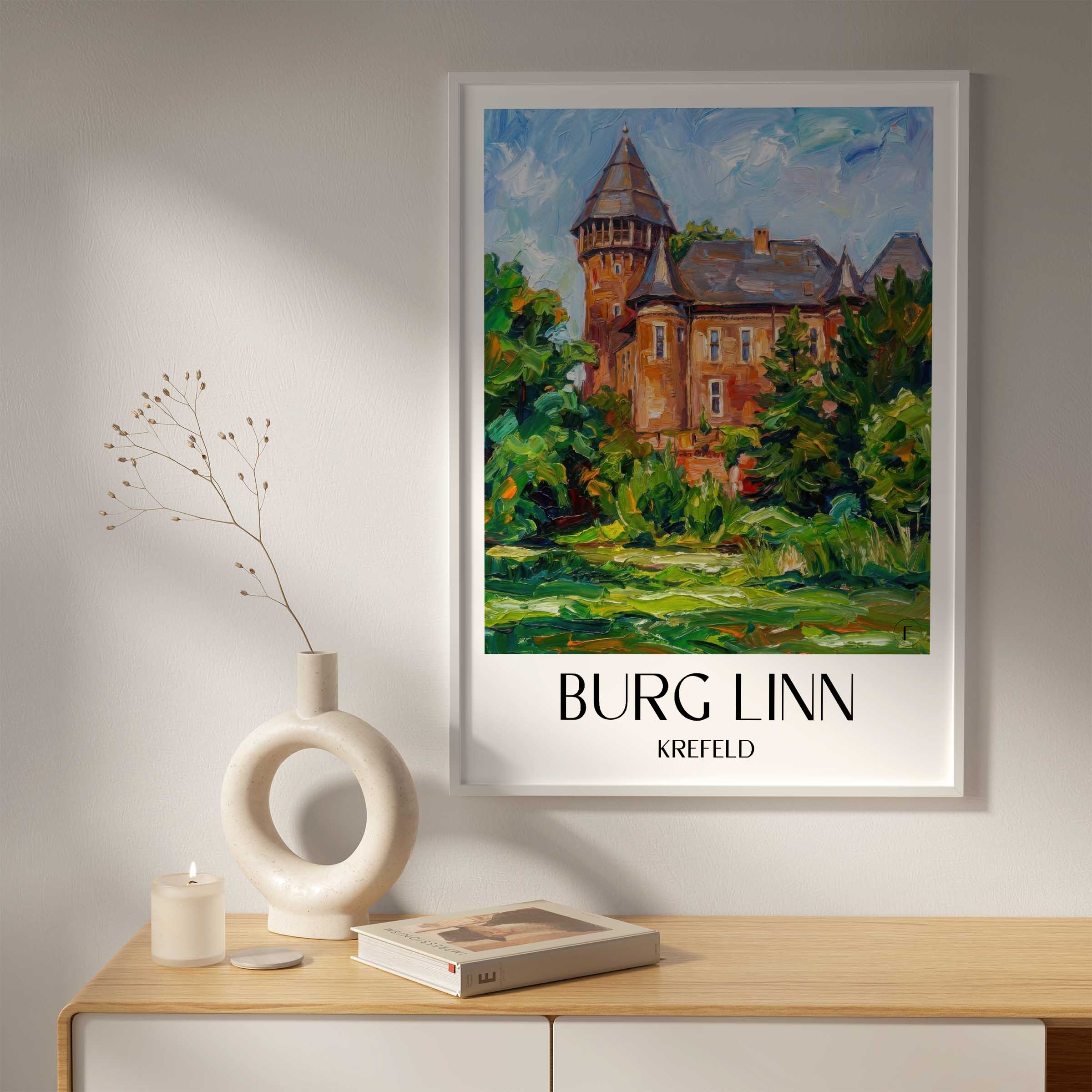 burg-linn-krefeld-deutschland-poster-oil-painting-oelgemaelde
