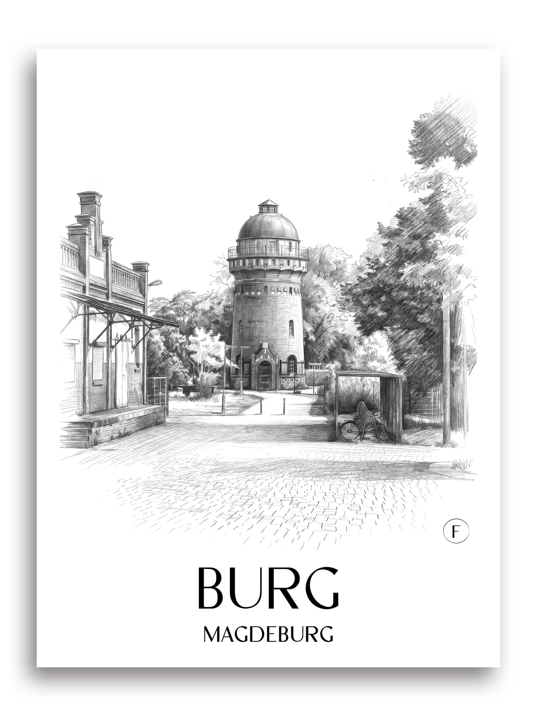 burg-magdeburg-deutschland-poster-bleistift-zeichnung-drawing