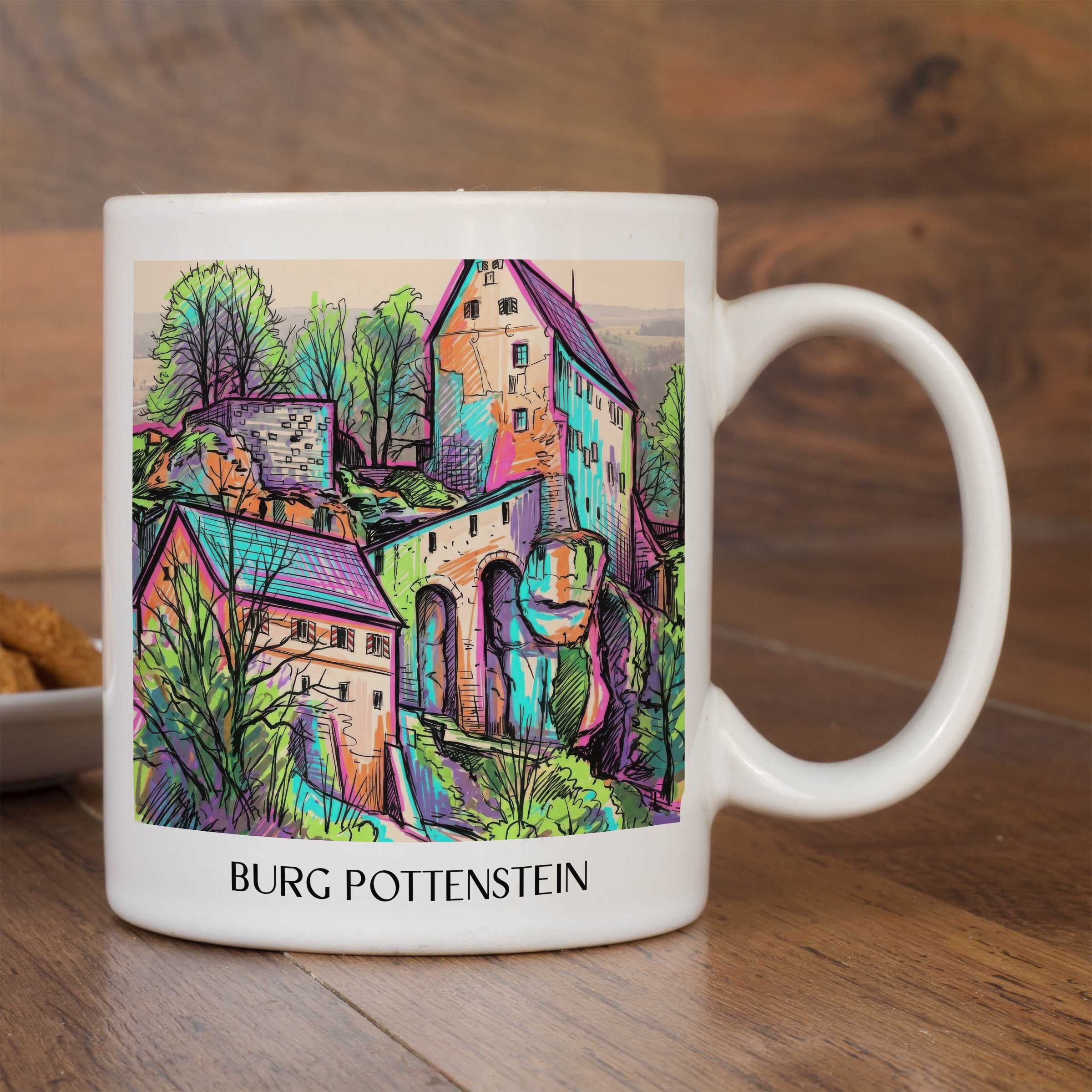 burg-pottenstein-deutschland-kaffeebecher-graffiti