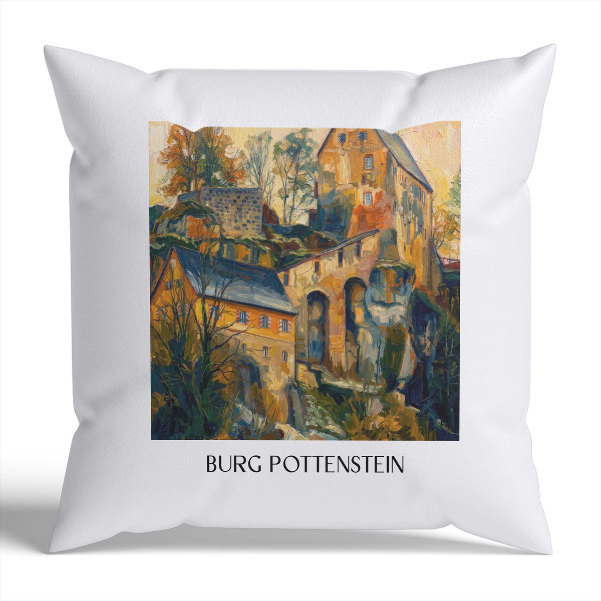 burg-pottenstein-deutschland-deutschland-kissenbezug-oil-painting-oelgemaelde