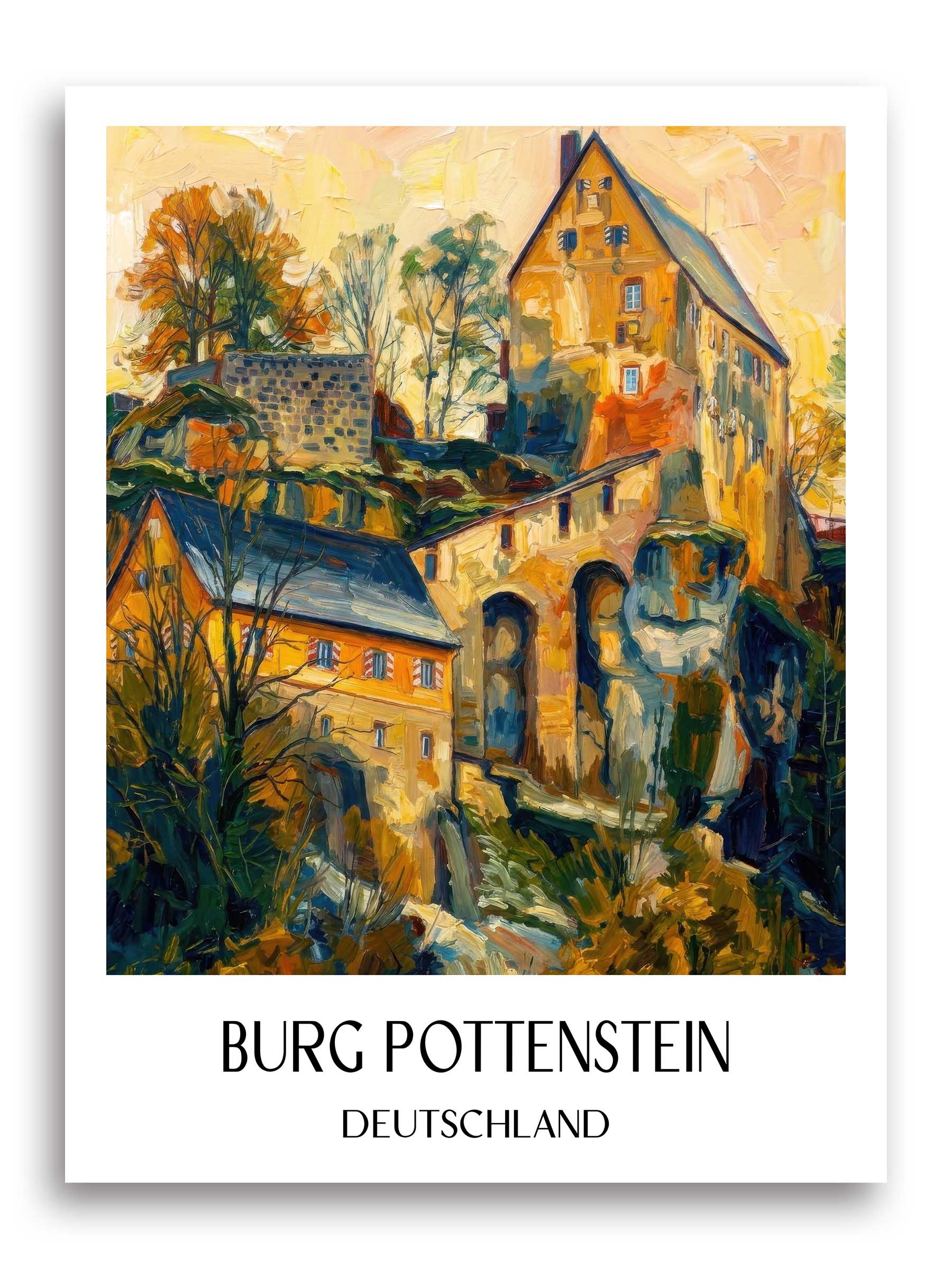 burg-pottenstein-deutschland-poster-oil-painting-oelgemaelde