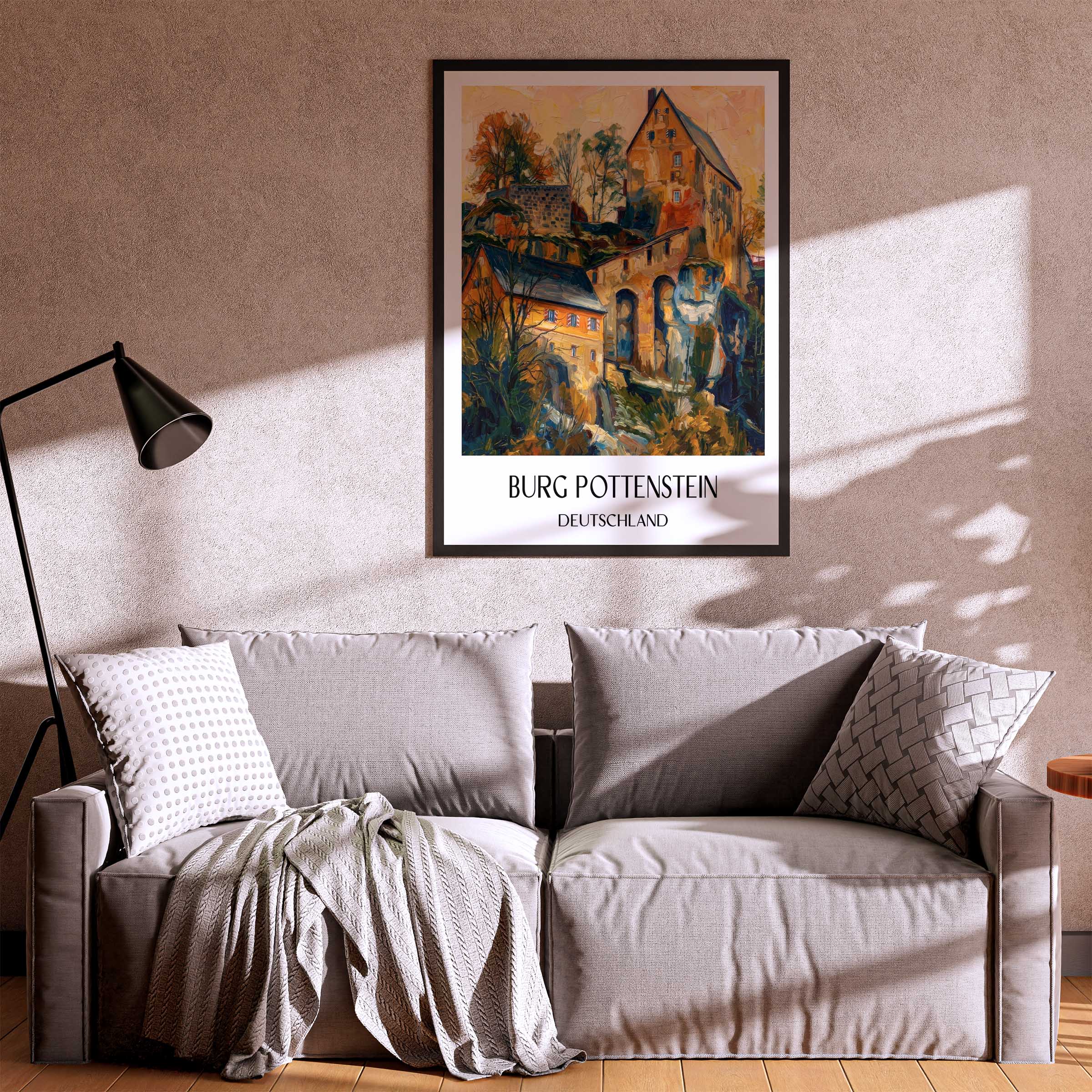 burg-pottenstein-deutschland-poster-oil-painting-oelgemaelde