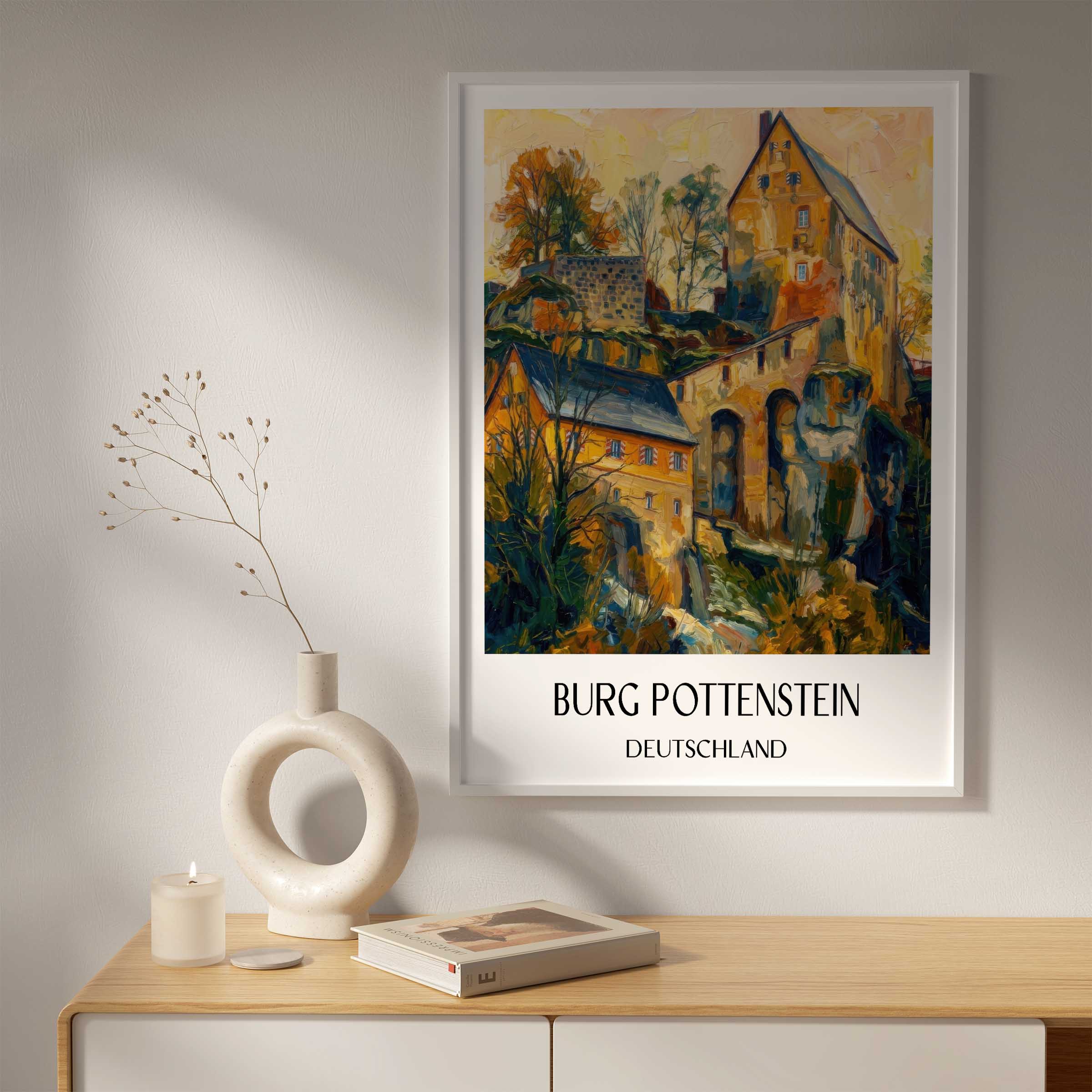 burg-pottenstein-deutschland-poster-oil-painting-oelgemaelde