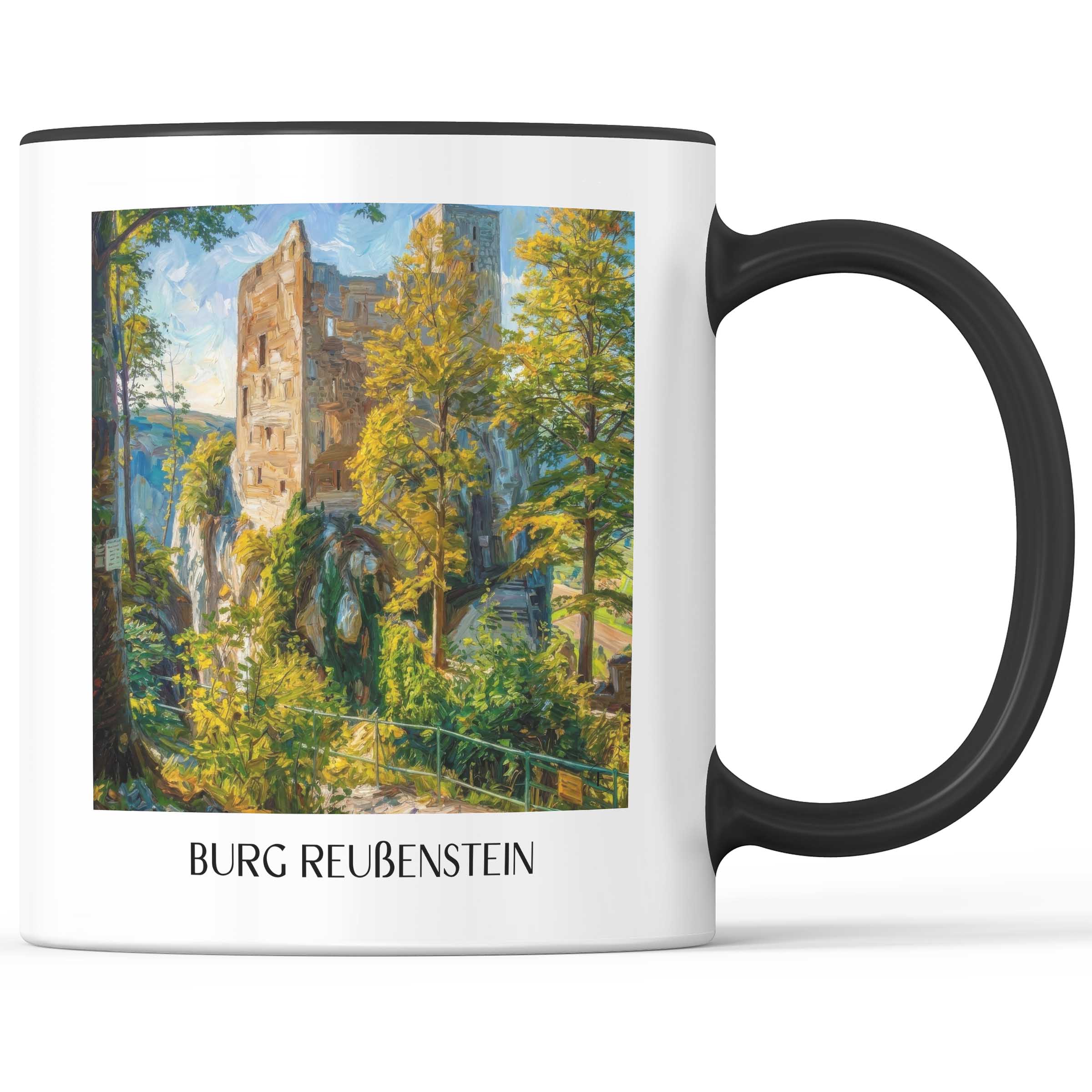 burg-reußenstein-schwäbische-alb-deutschland-kaffeebecher-oil-painting-oelgemaelde