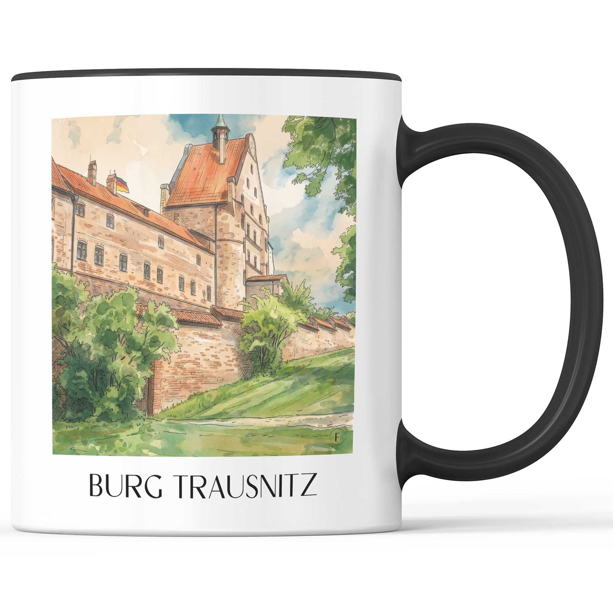burg-trausnitz-landshut-deutschland-kaffeebecher-aquarell