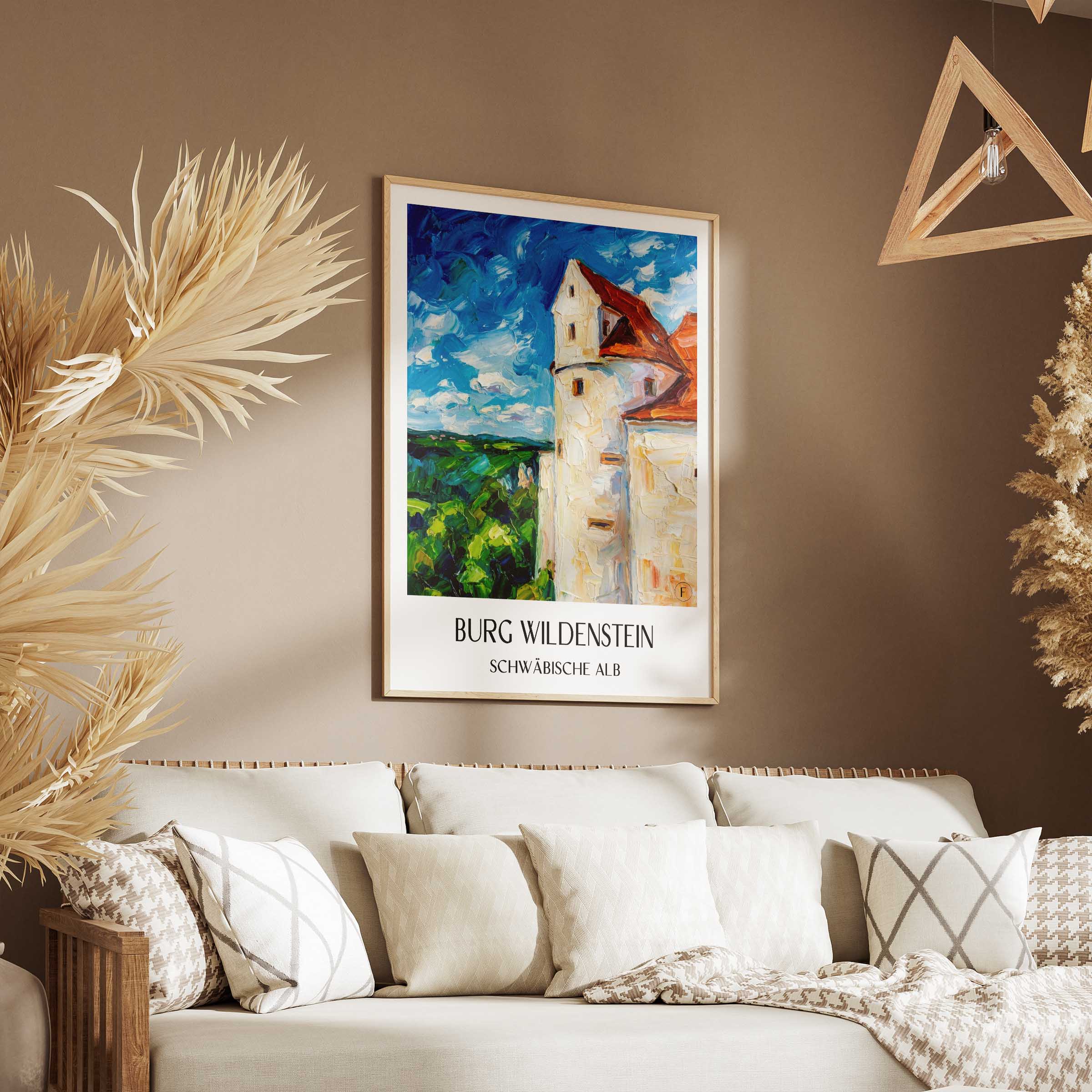 burg-wildenstein-schwäbische-alb-deutschland-poster-oil-painting-oelgemaelde