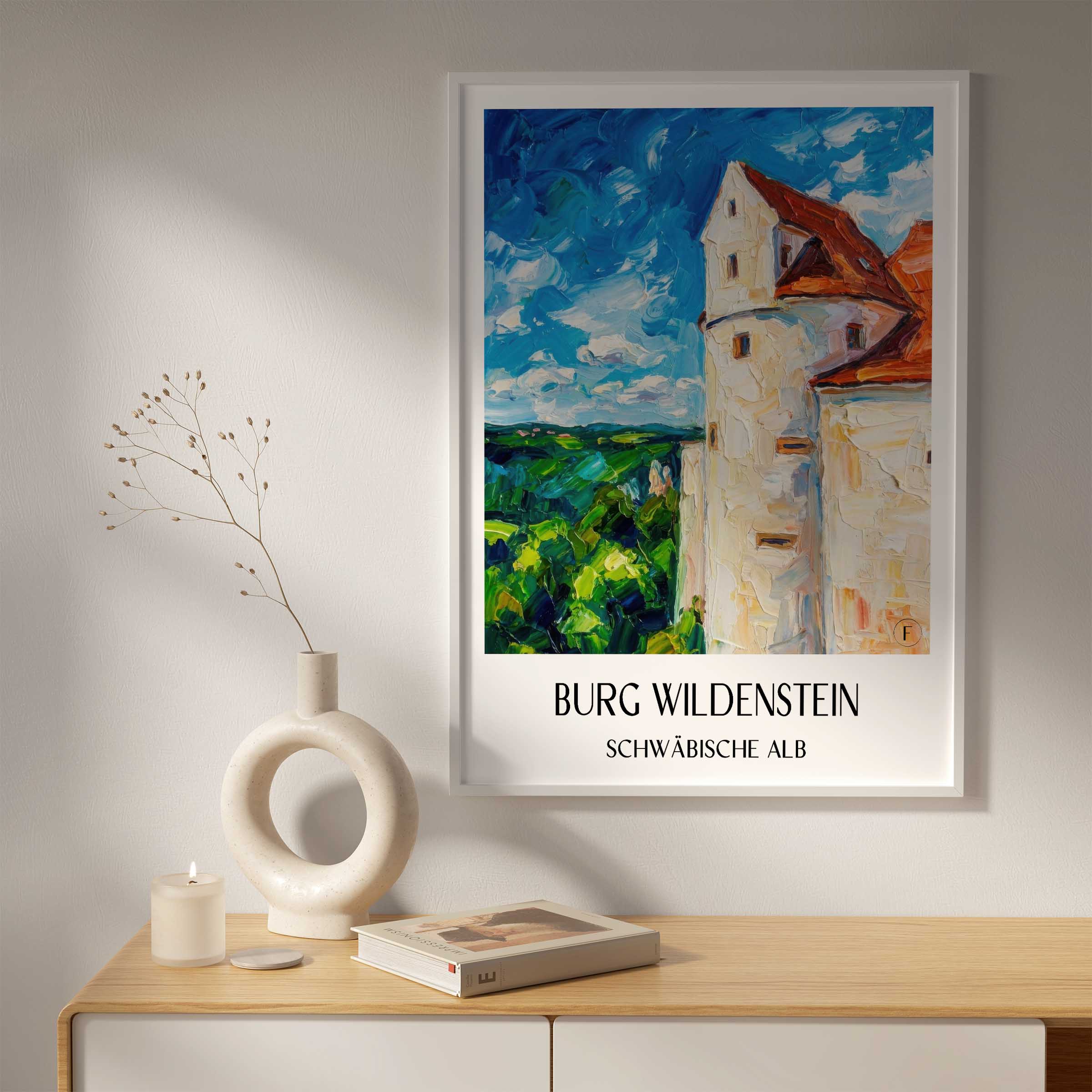 burg-wildenstein-schwäbische-alb-deutschland-poster-oil-painting-oelgemaelde