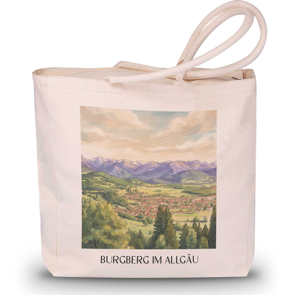 burgberg-im-allgäu-oberallgäu-deutschland-einkaufstasche-aquarell