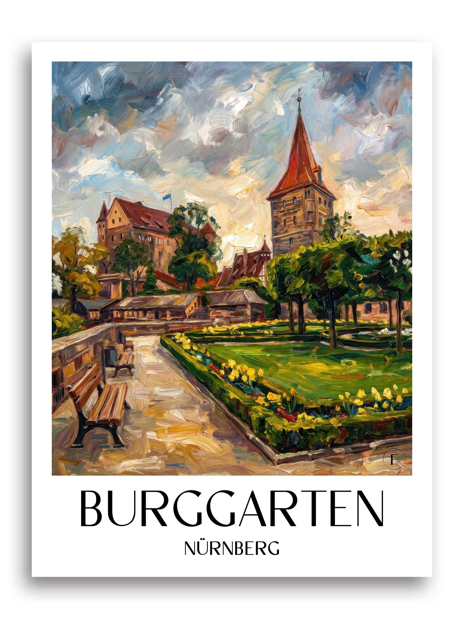 burggarten-nürnberg-deutschland-poster-oil-painting-oelgemaelde