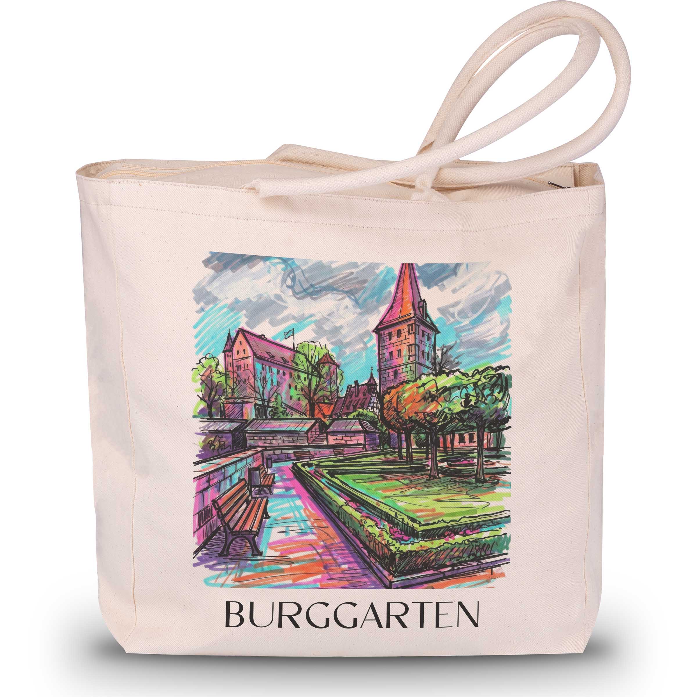 burggarten-nürnberg-deutschland-einkaufstasche-graffiti