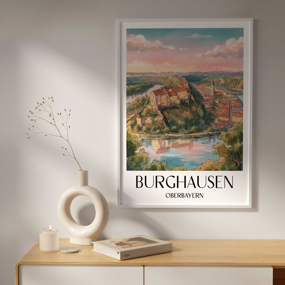 burghausen-oberbayern-deutschland-poster-aquarell