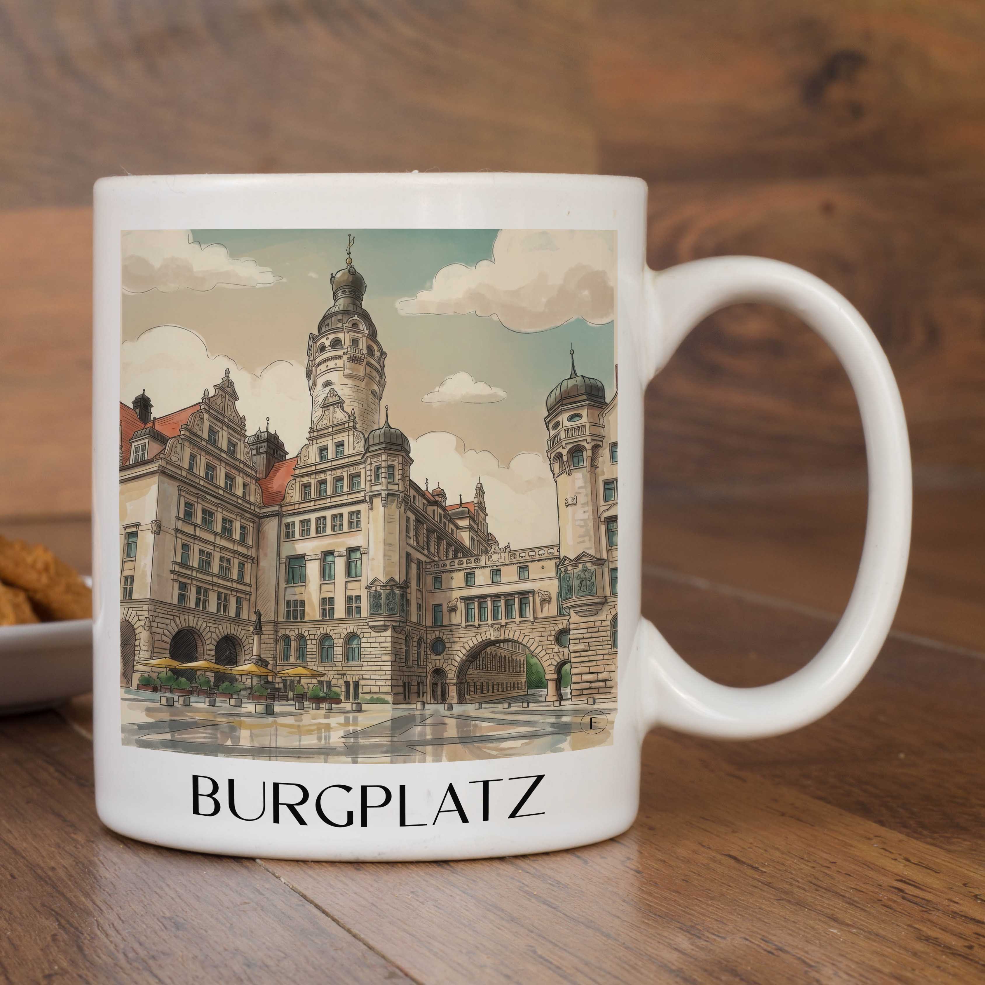burgplatz-leipzig-deutschland-kaffeebecher-aquarell