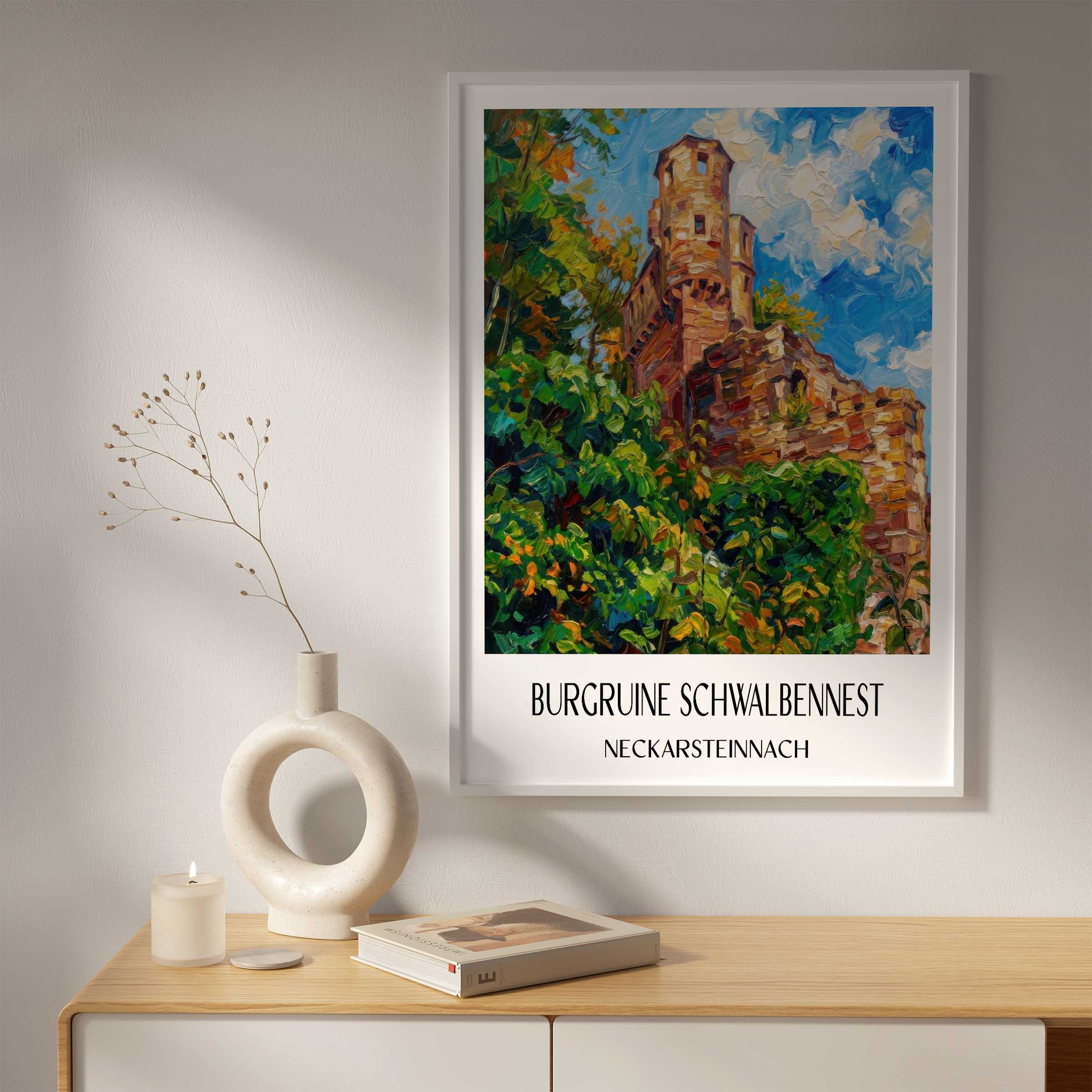 burgruine-schwalbennest-neckarsteinnach-deutschland-poster-oil-painting-oelgemaelde