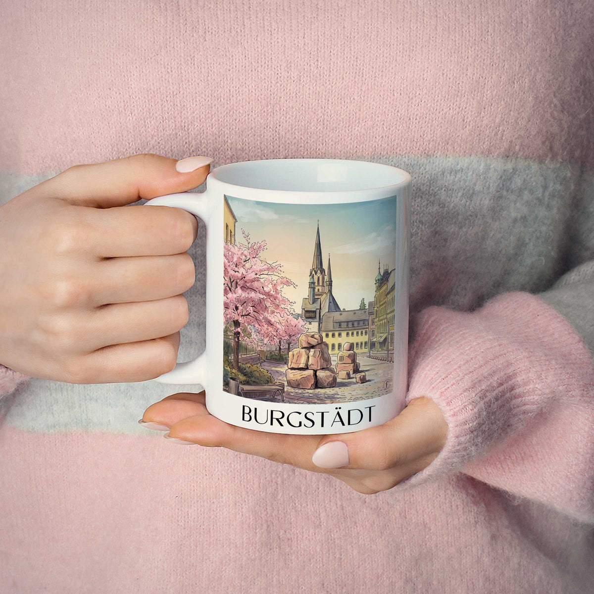 burgstädt-sachsen-deutschland-kaffeebecher-aquarell