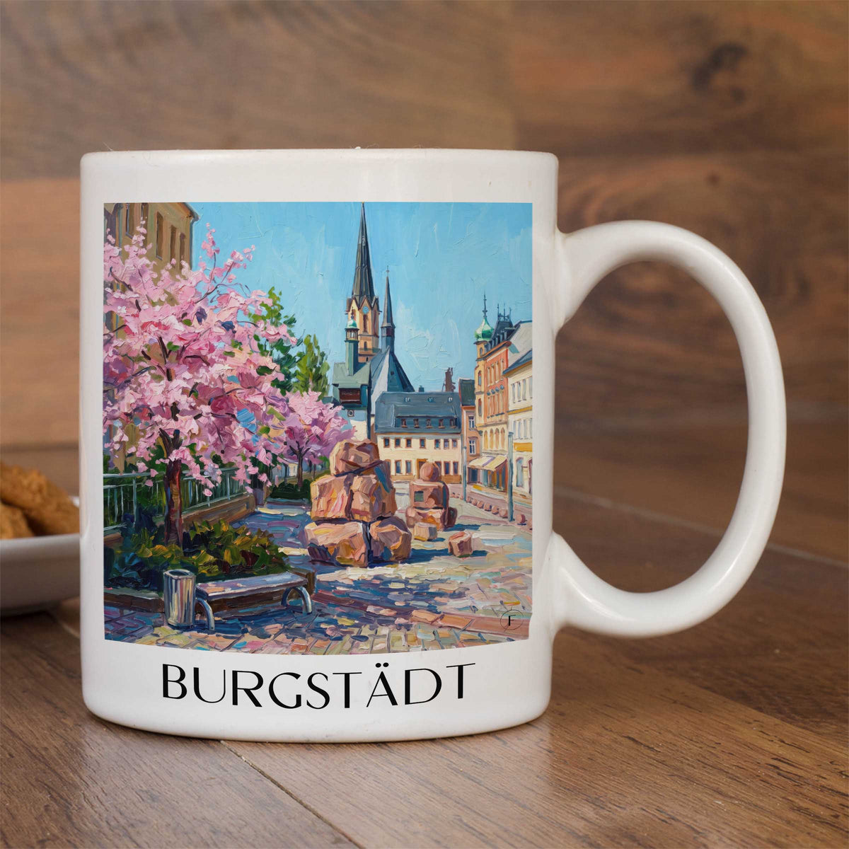 burgstädt-sachsen-deutschland-kaffeebecher-oil-painting-oelgemaelde