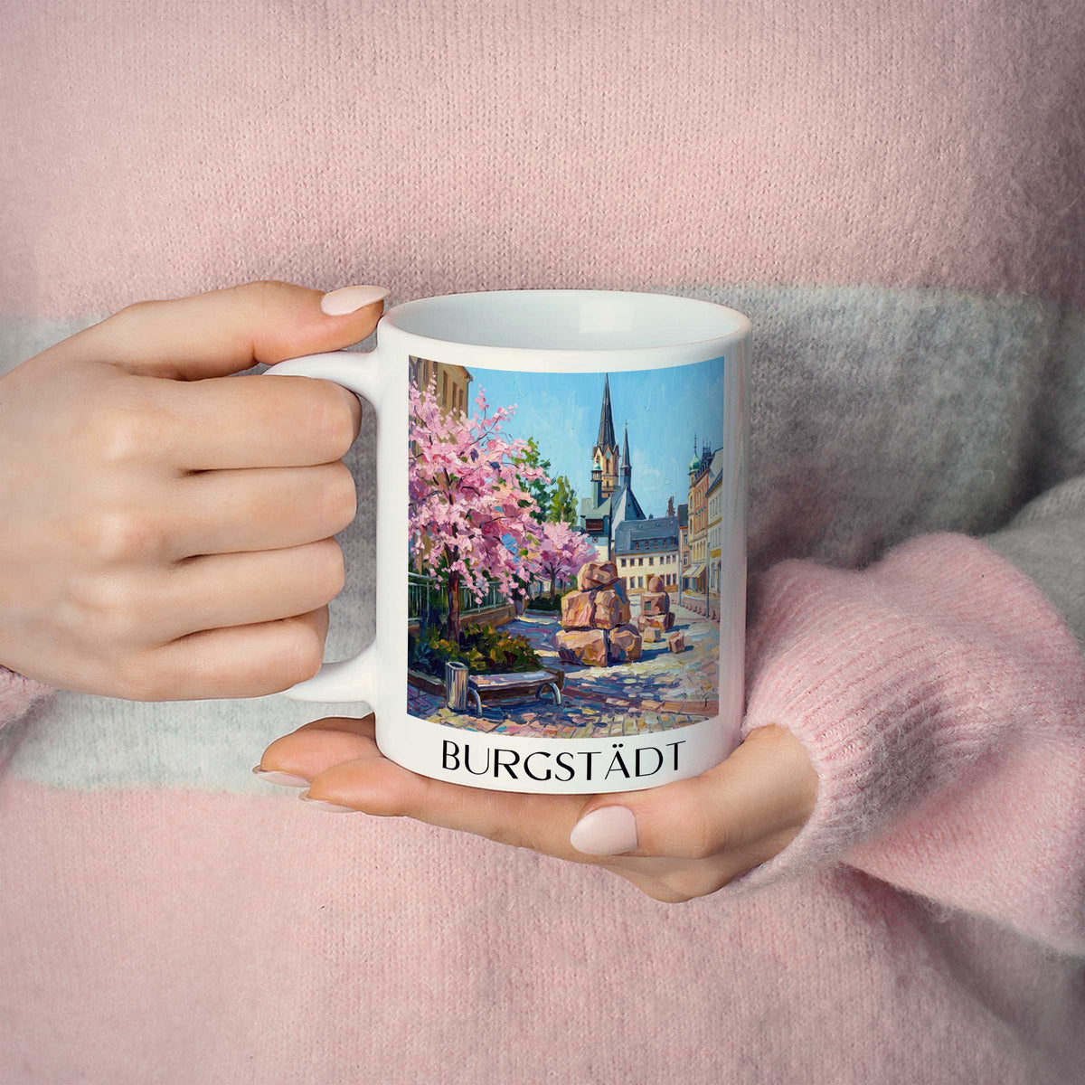 burgstädt-sachsen-deutschland-kaffeebecher-oil-painting-oelgemaelde
